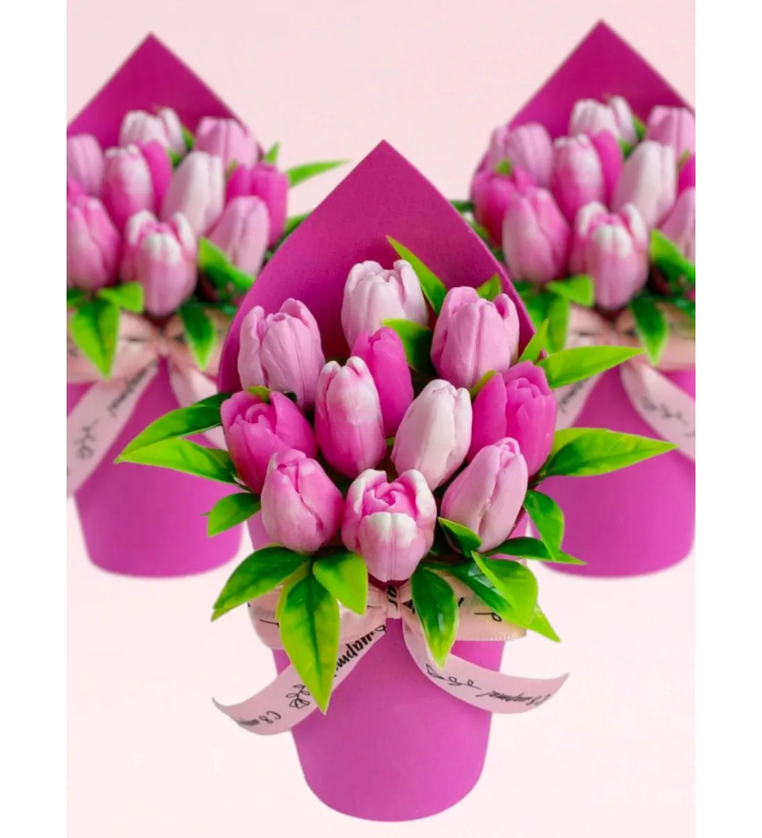 MariLena Art Bouquet of tulips made of soap - Buy Online on GoSupps.com