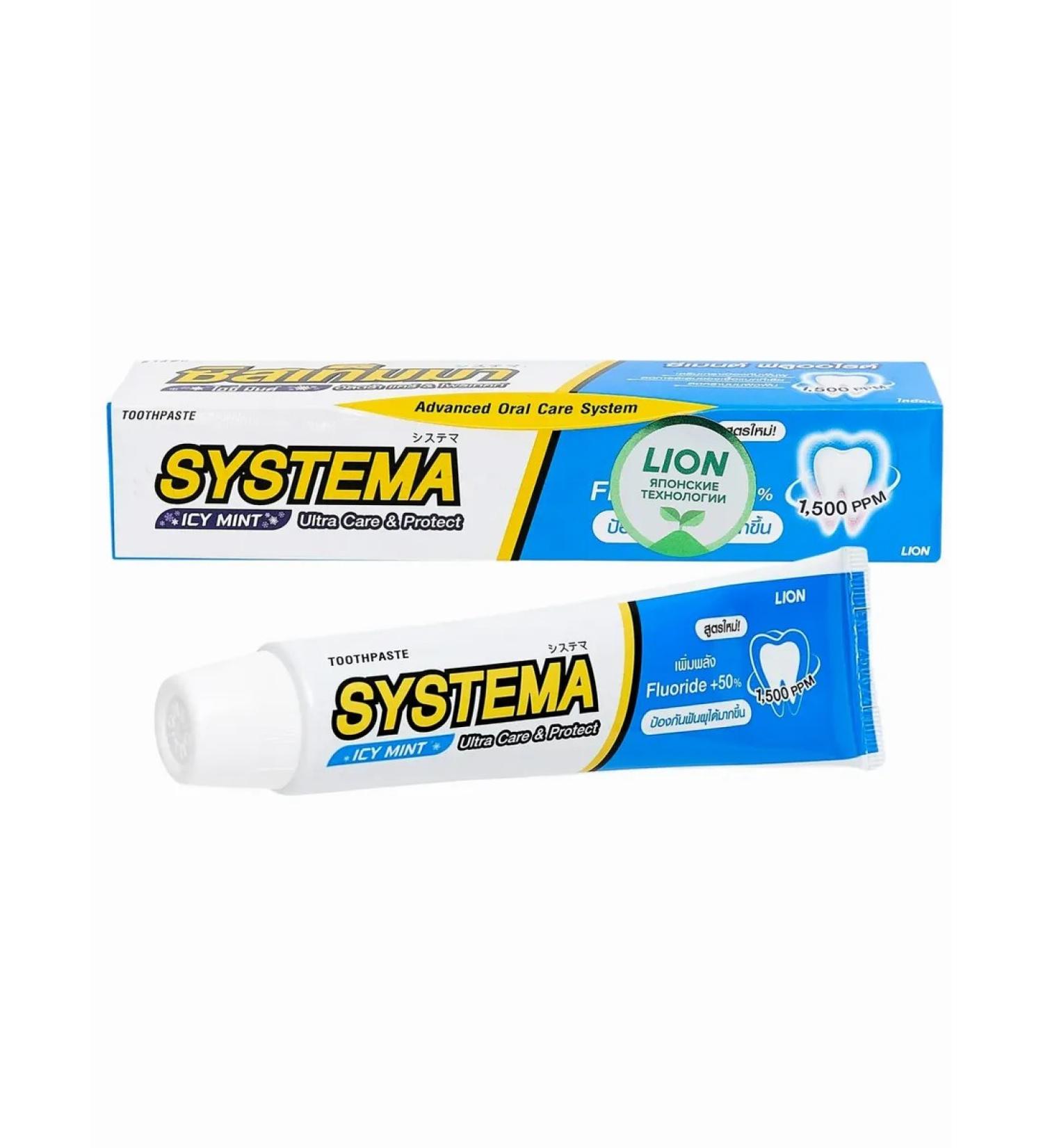 LION System toothpaste deep cleaning ice mint 80 g - Buy Online on GoSupps.com