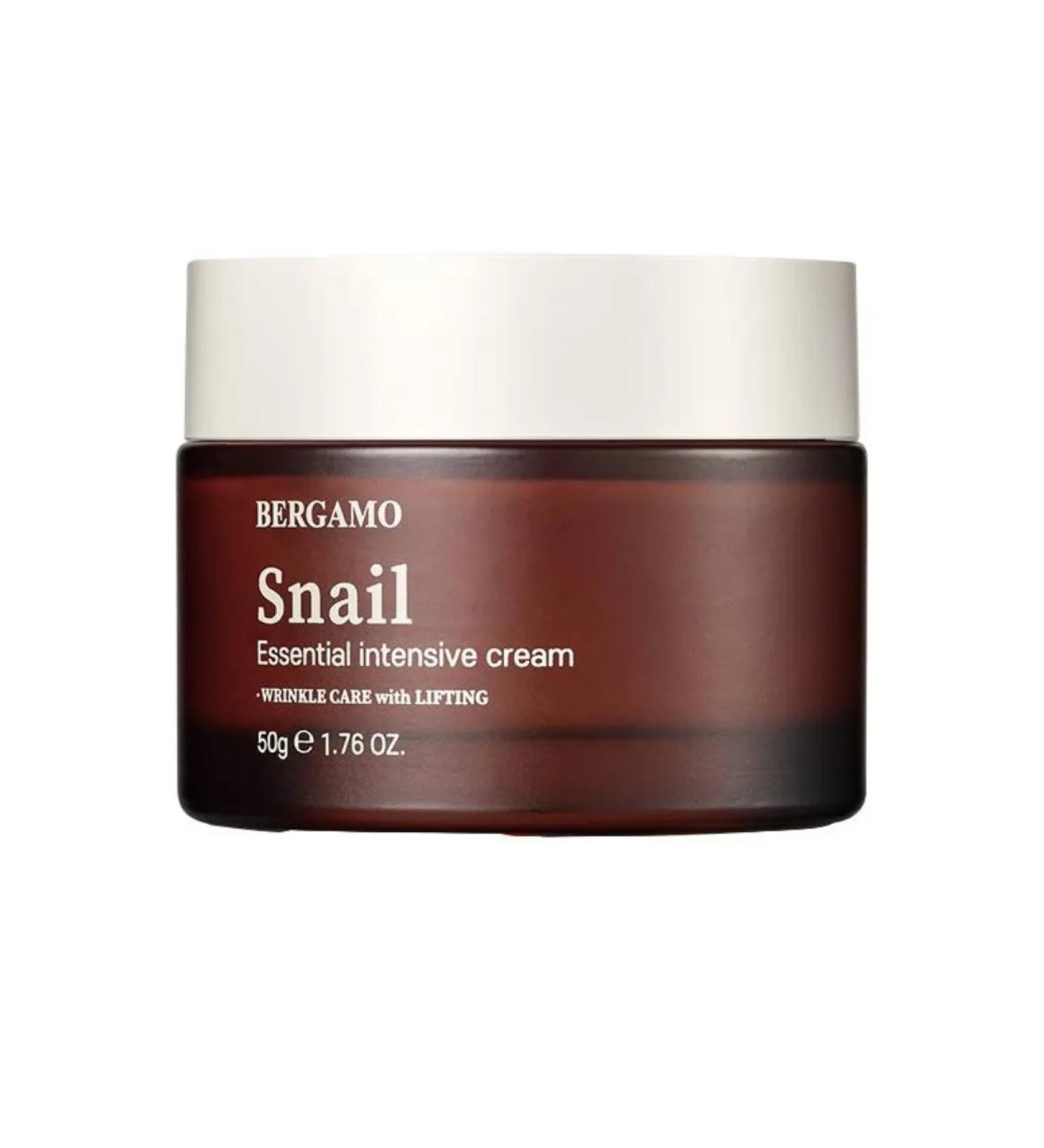 Bergamo Face cream Snail Essential Intensive Cream - Buy Online on GoSupps.com
