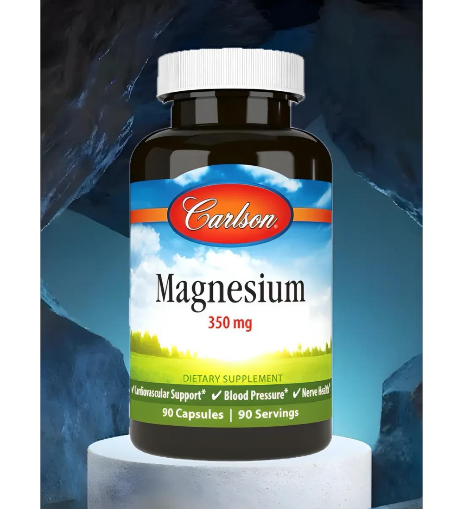 Carlson Labs Magnesium 350 Mg 90 Capsules (Magnesium 350 mg)