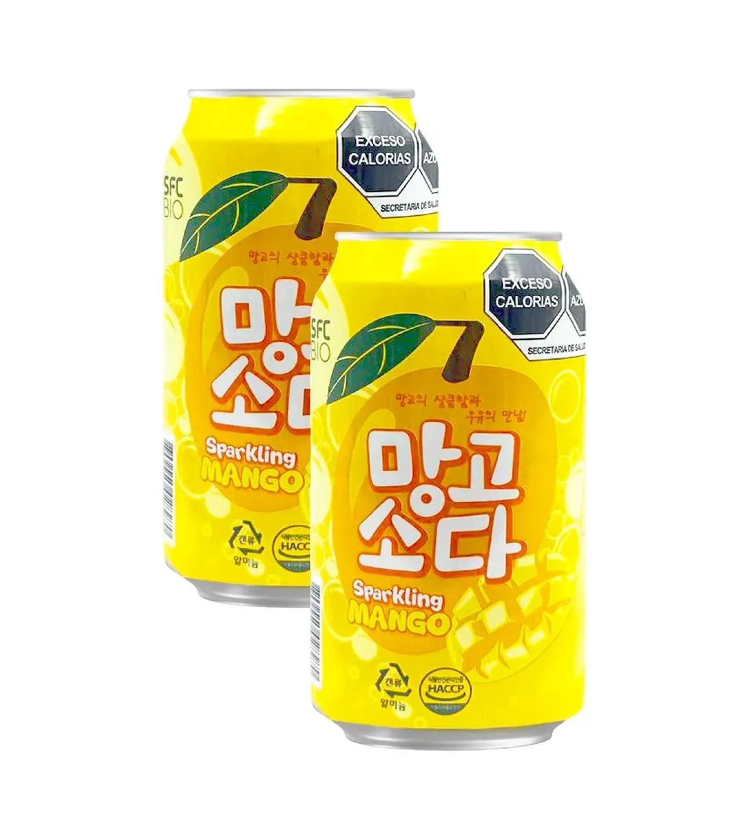 Red Dragon St Petersburg Drink is carbonated with SFC BIO mango 2 pcs. 350 ml