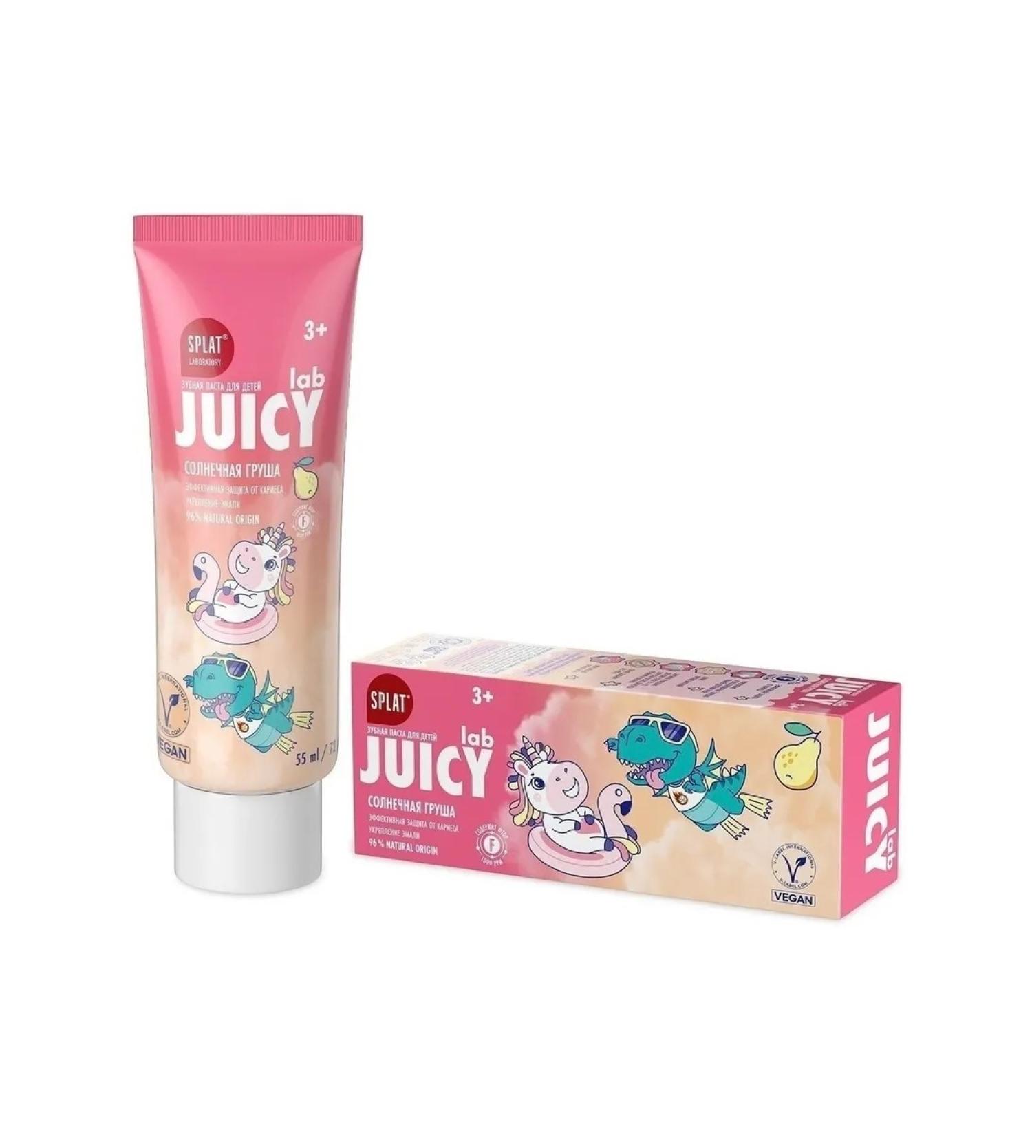 Care Plus Toothpaste Baby Splat JLAB Sun pear 3+ 55 ml