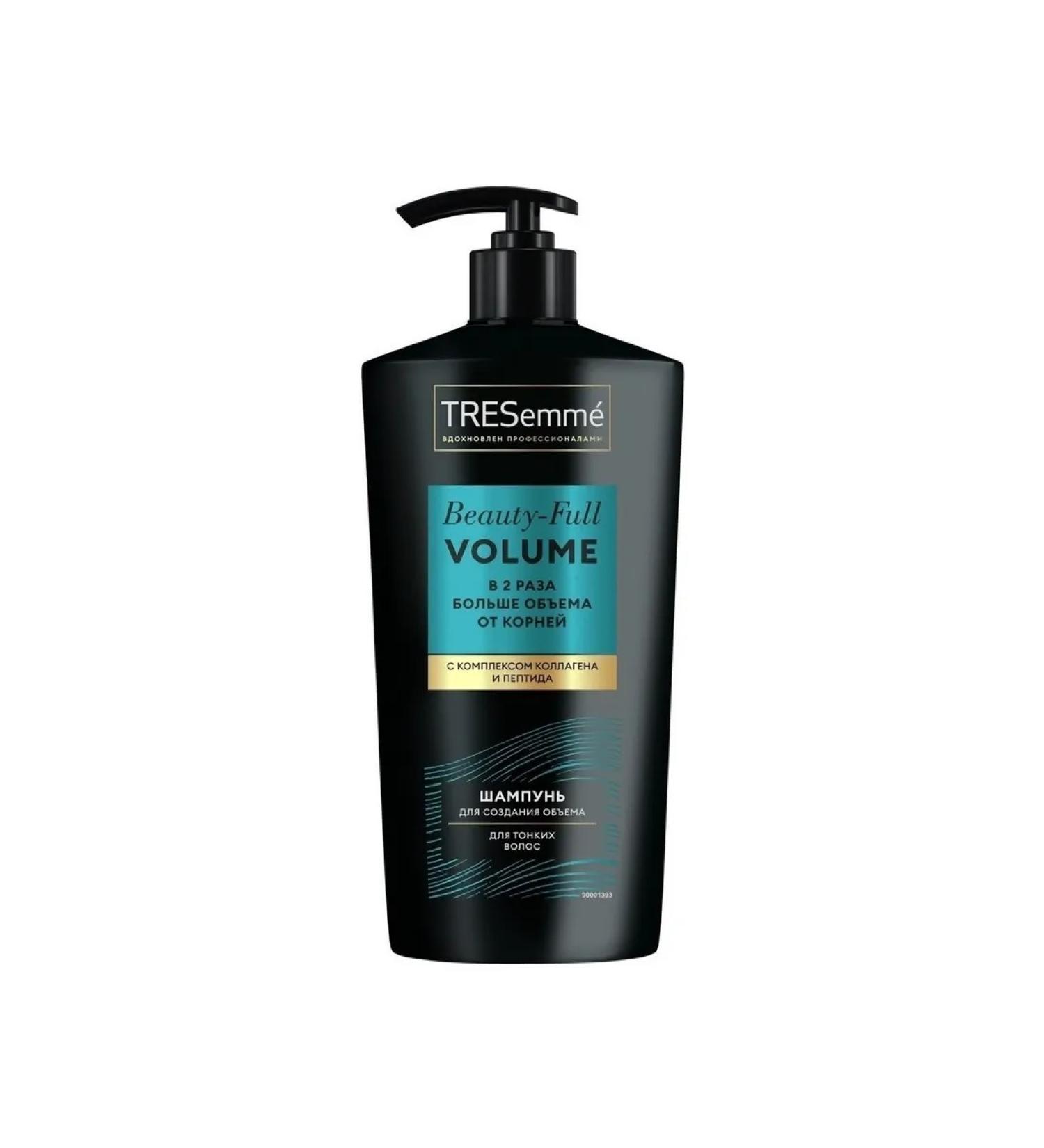Care Plus Tressemme Beauty-Full Volume shampoo density and volume for B