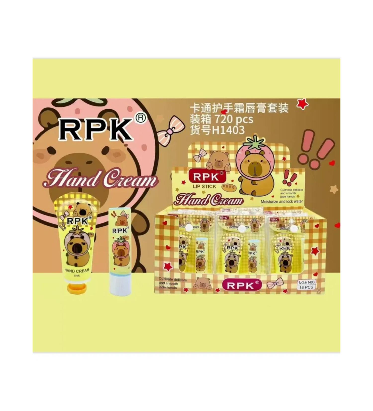 Set of lip balm + hand cream Capybar - Buy Online on GoSupps.com