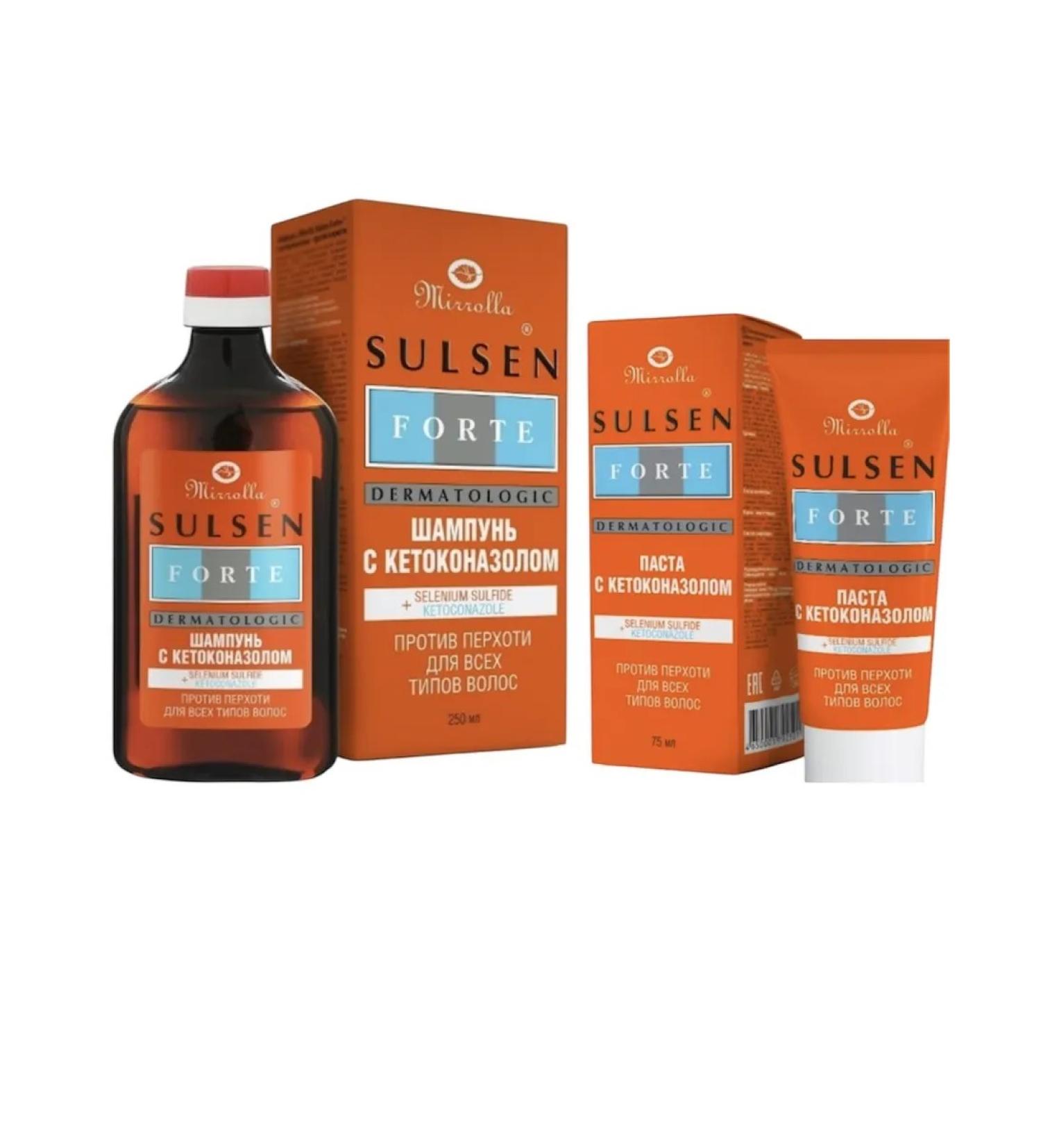 Sulsen Fort from the dandruff of seborrhea with ketoconazole + pasta