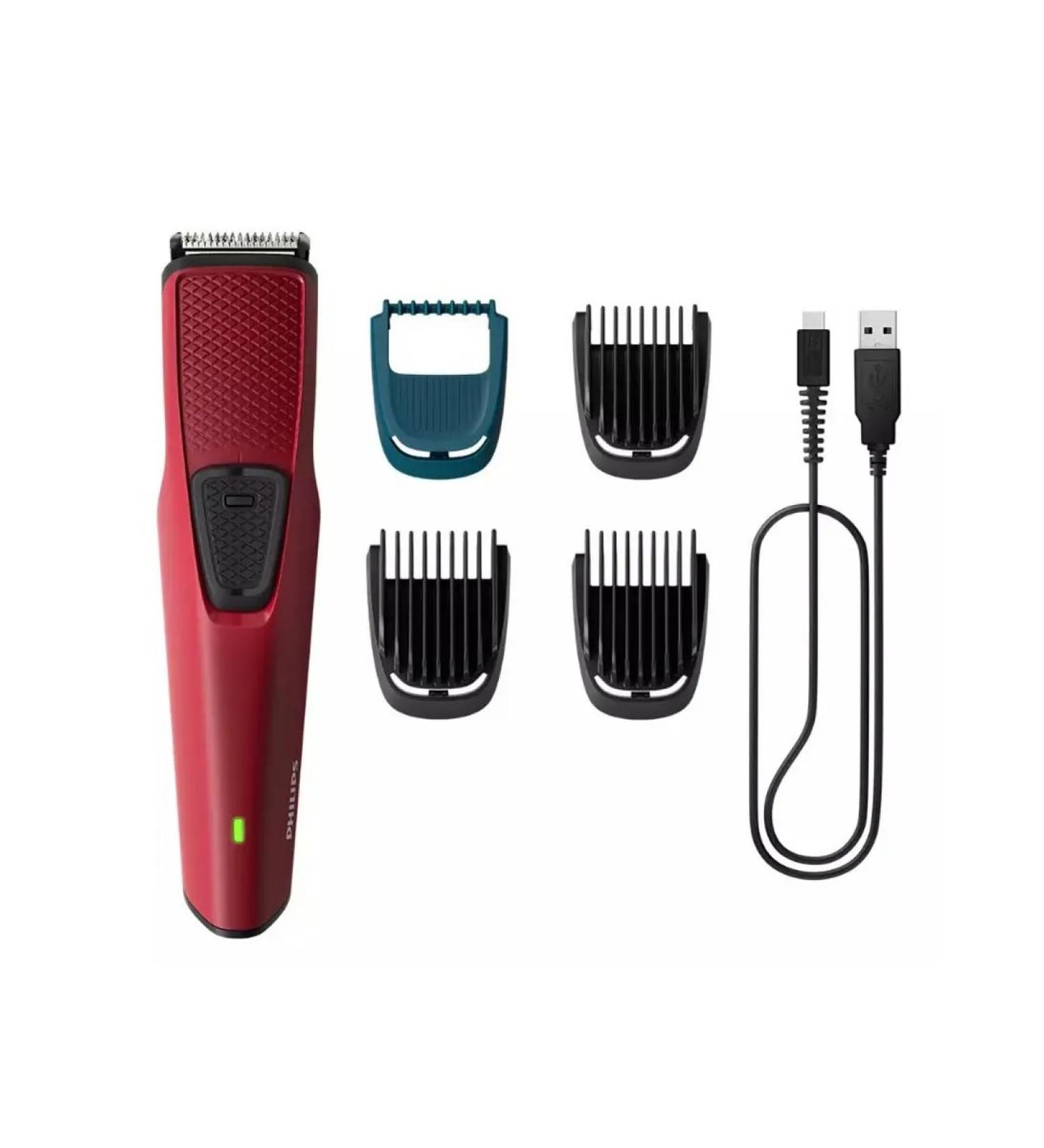 Philips Trimmer for beard and mustache BT1235 18 red - Buy Online on GoSupps.com