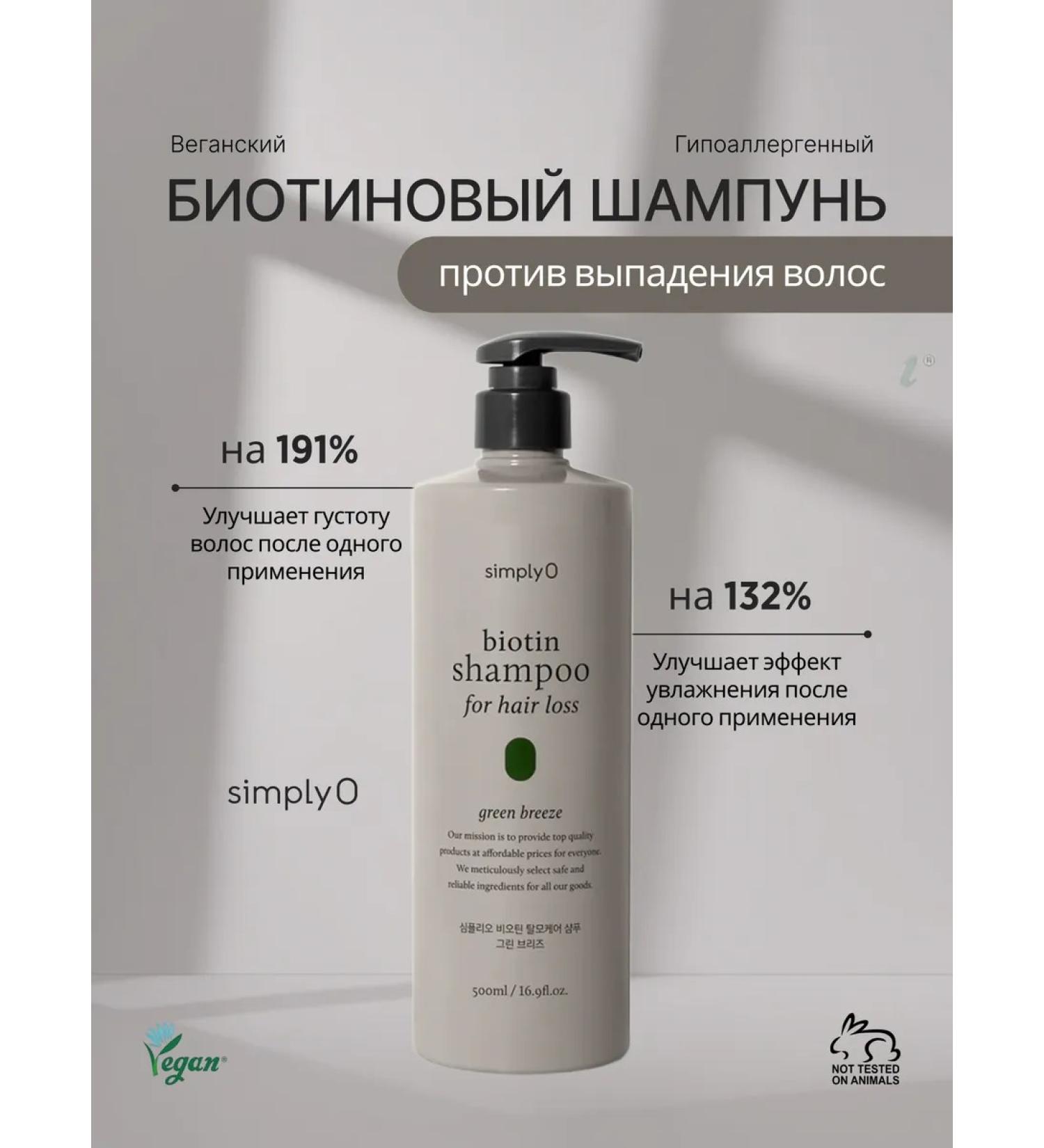 simplyO Biotin Shampoo hair loss - Buy Online on GoSupps.com