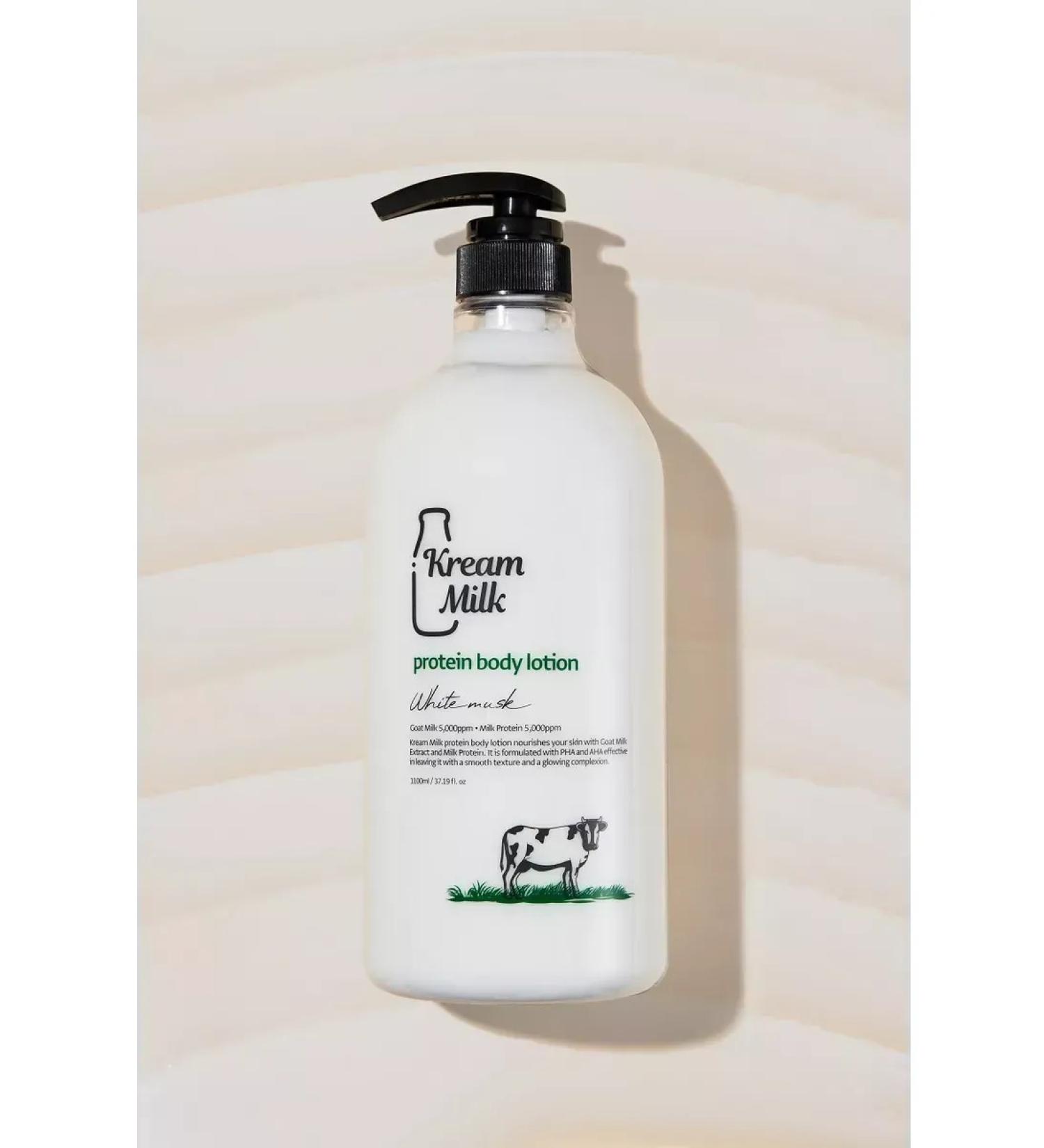 Cream Milk Body lotion 1100ml - Buy Online on GoSupps.com