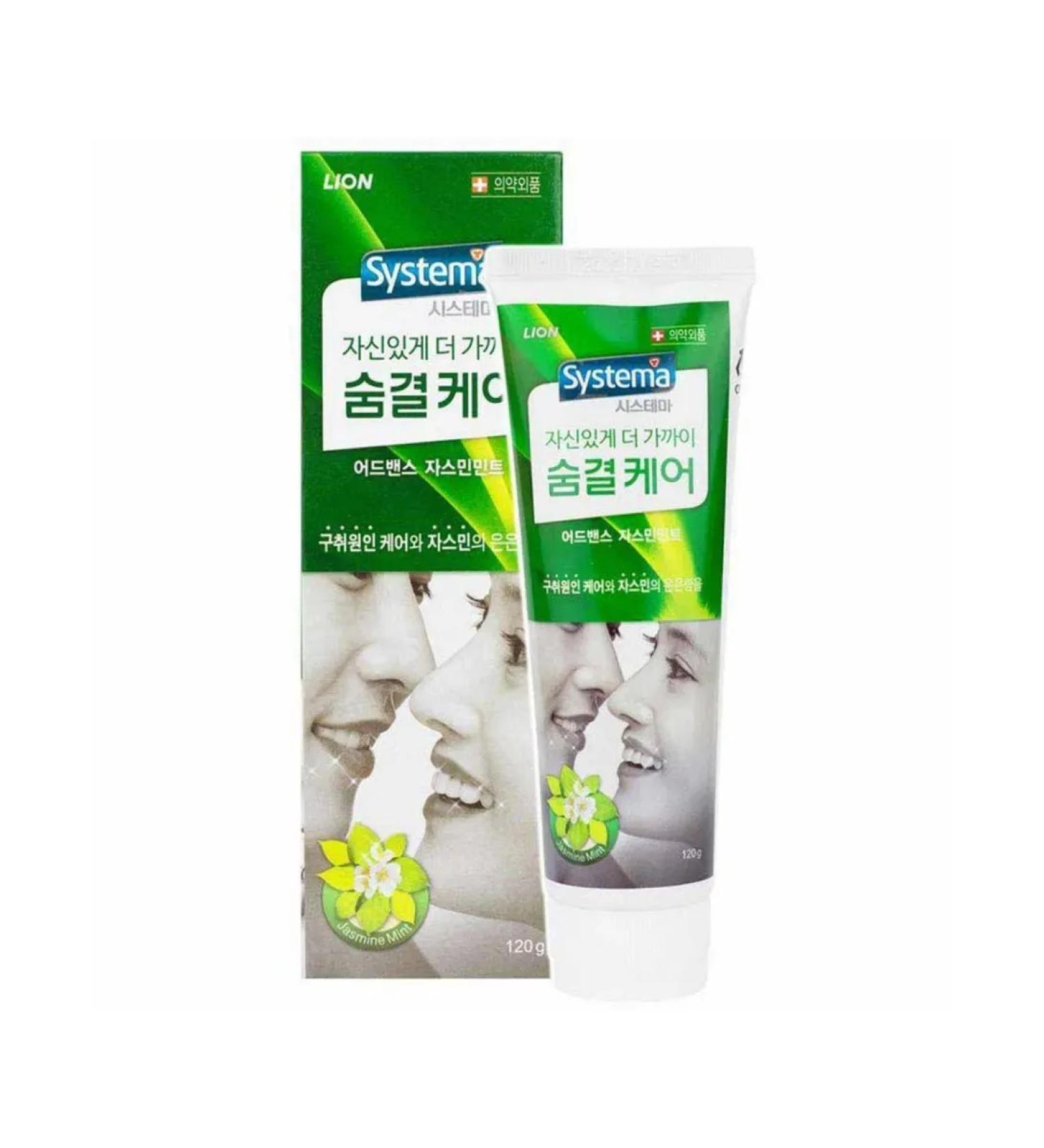 LION Toothpaste with the aroma of jasmine and mint