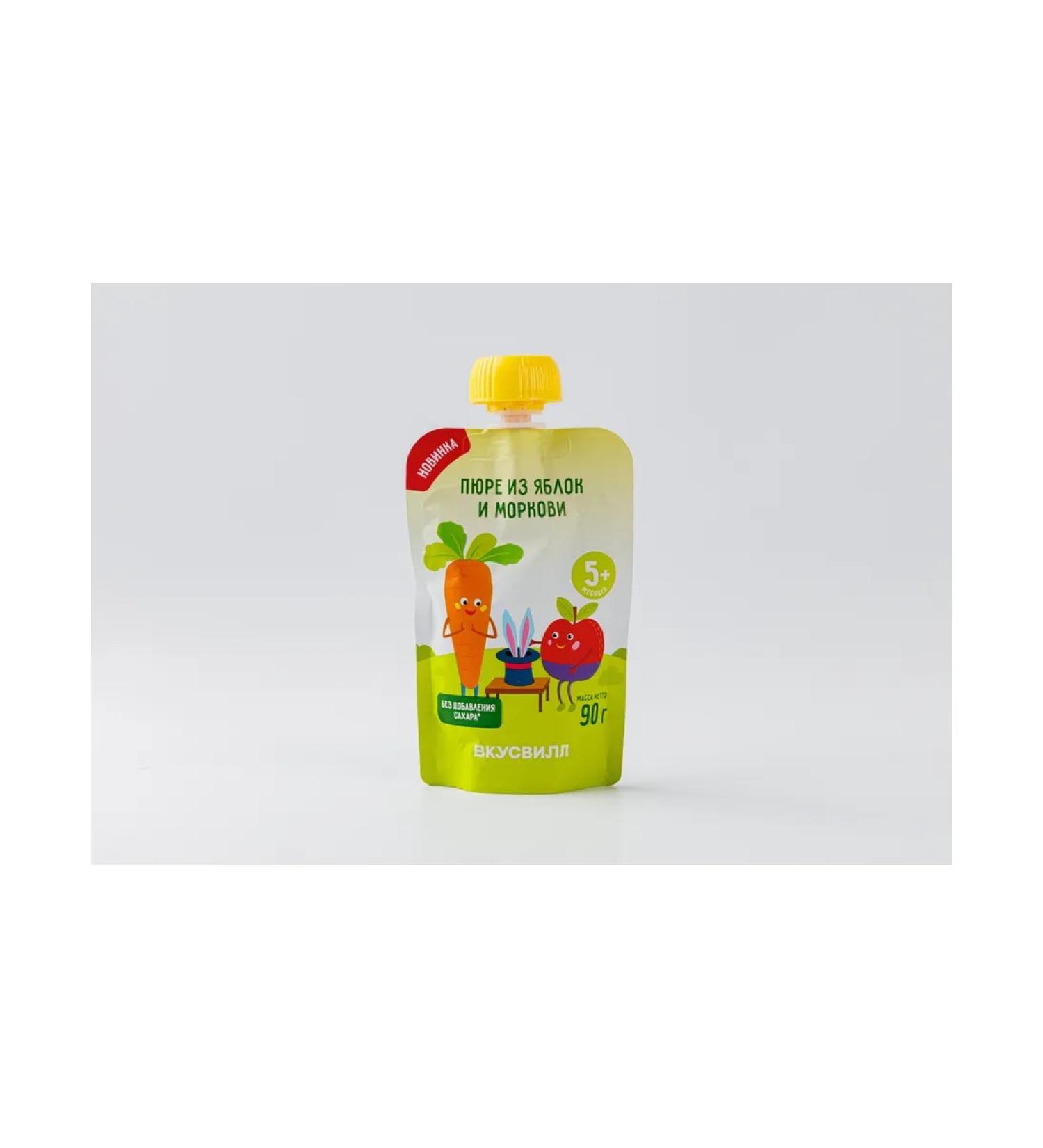 VkusVill Puree from apples and carrots 90 g