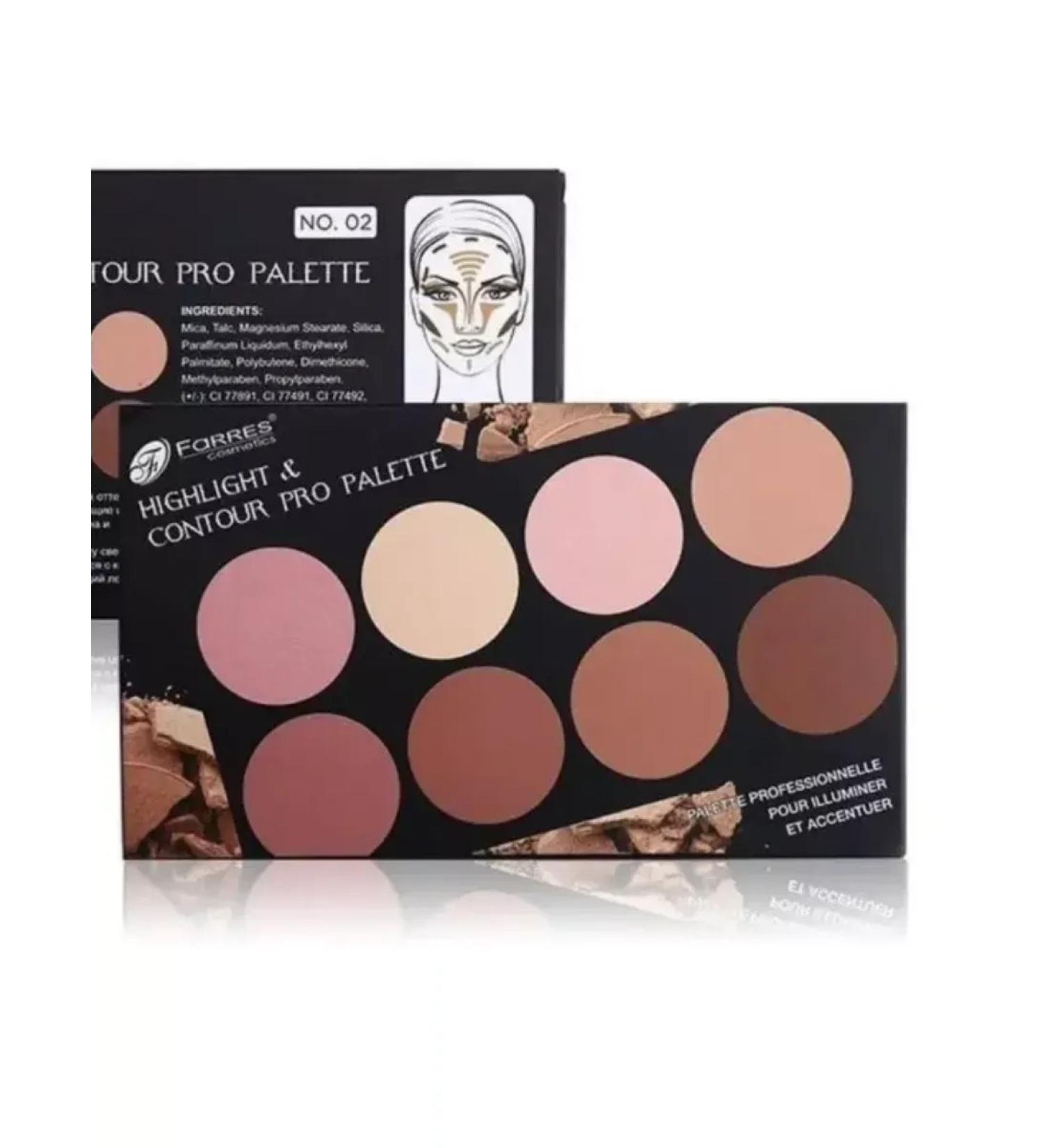 OF cosmetics Palette for contouring and sculpting face 02