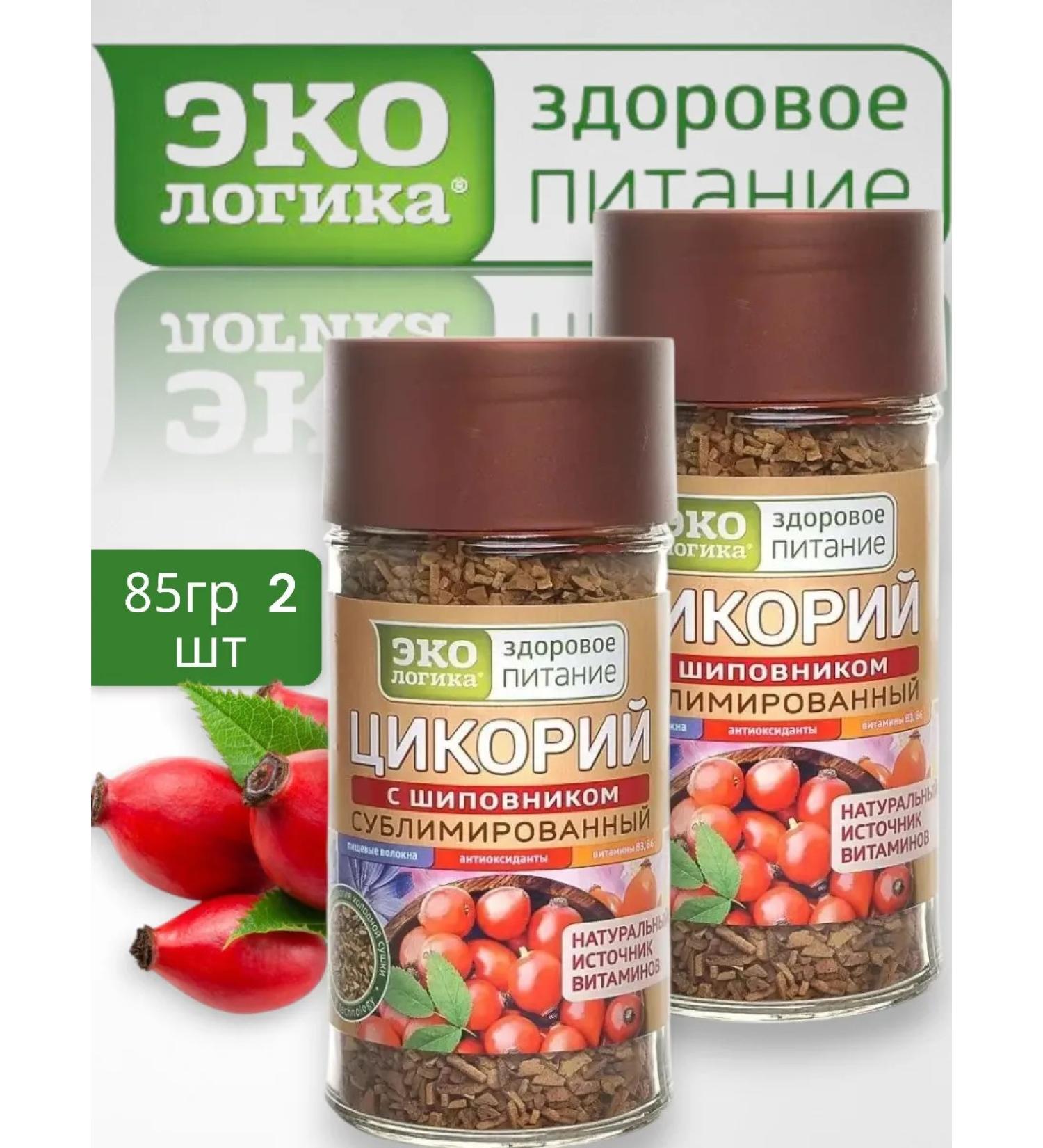 Ecology Chicory with rose hips 85 g x 2 pcs