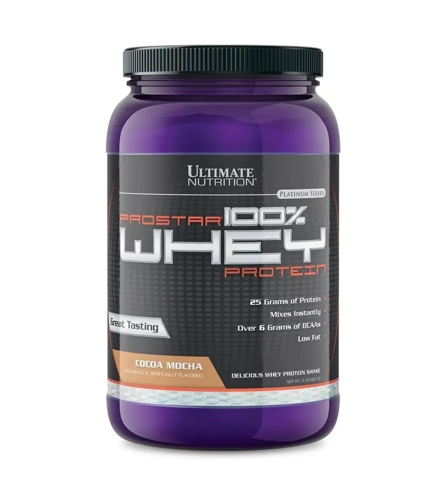 Protein Prostar Whey 907 g - cocoa and mokko - Buy Online on GoSupps.com