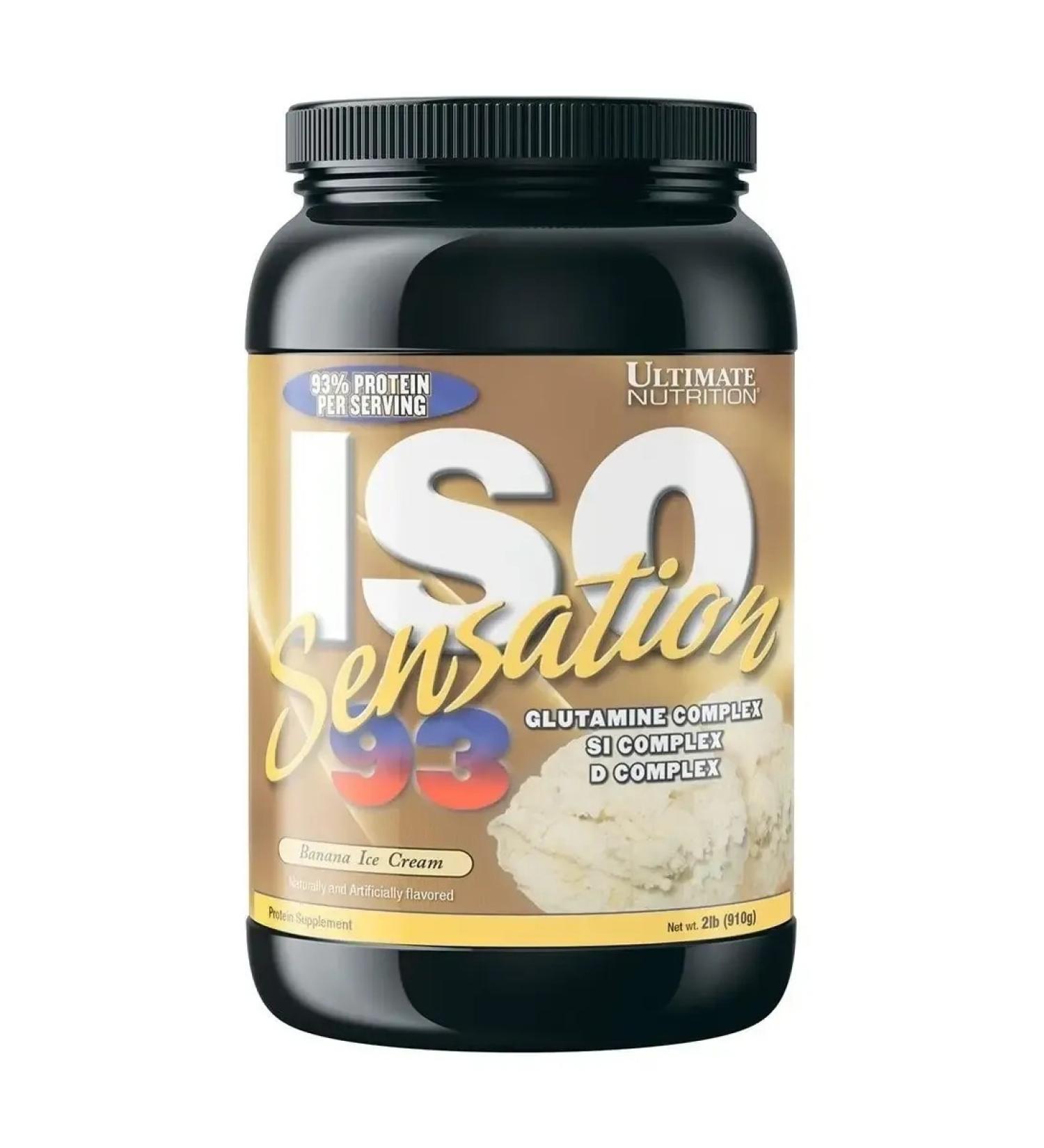 ISO Sensation protein 910 g - banana ice cream - Buy Online on GoSupps.com