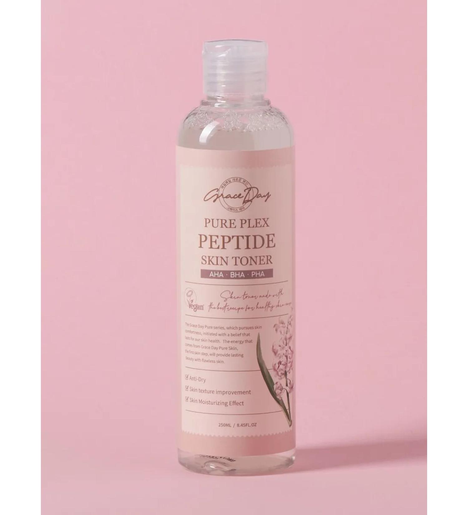 Grace Day Facial toner with peptides 250ml Pure plex peptide - Buy Online on GoSupps.com