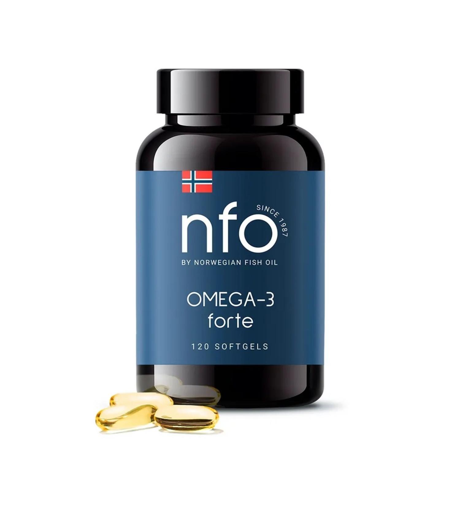 NFO Omega-3 Fort 120 capsules - Buy Online on GoSupps.com
