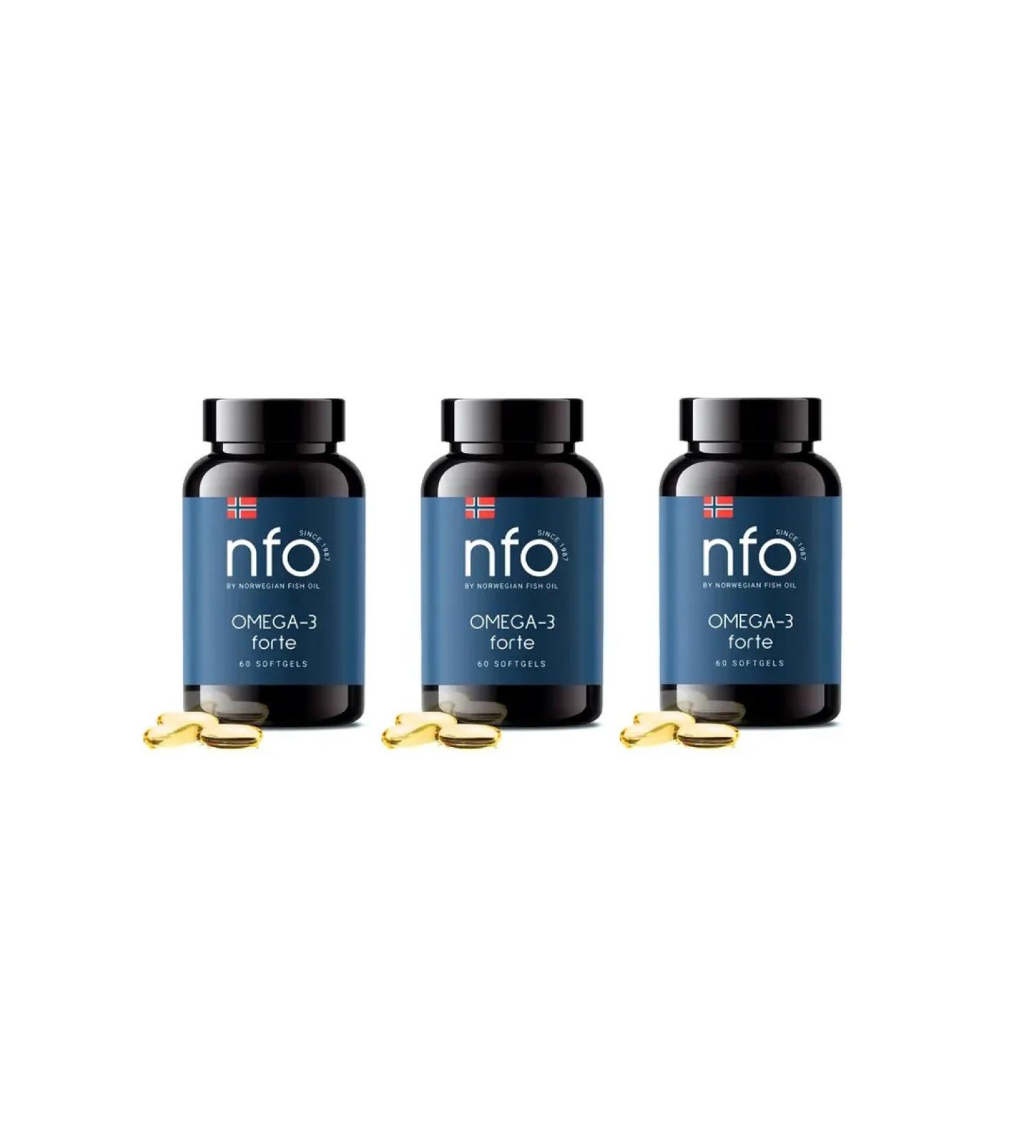 Pharmatech AS Omega-3 forte 60 capsules 3 pcs