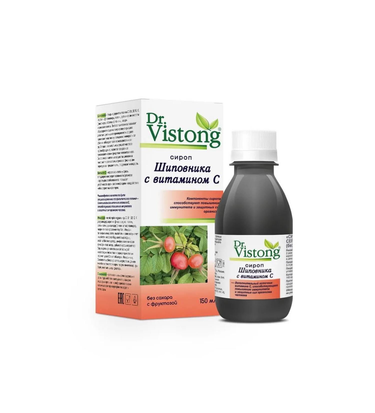 Rosehip syrup with vitamin C Dr Vistong 150ml