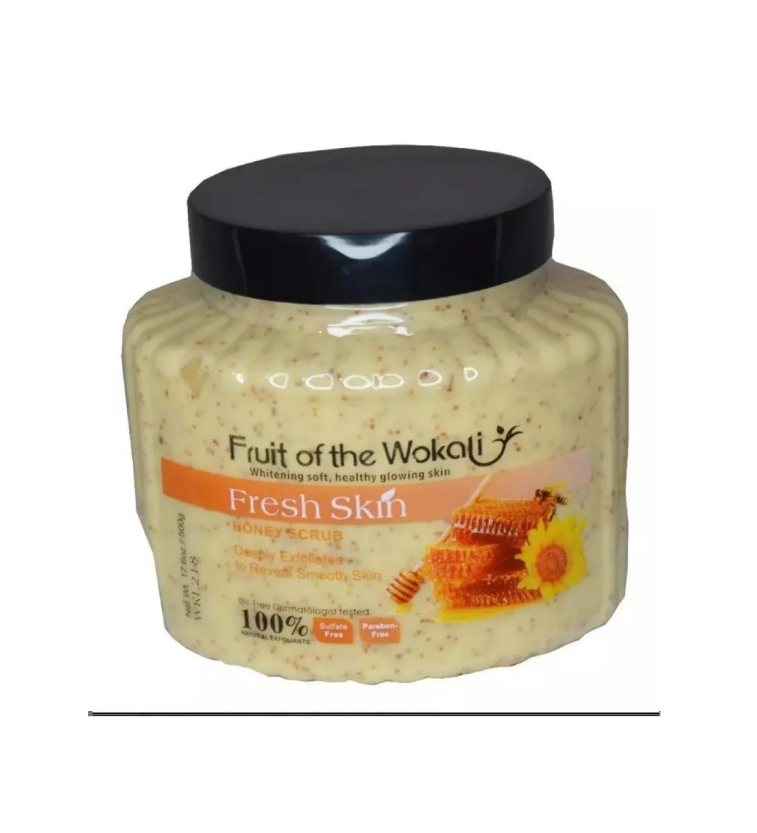 Facial and body scrub honey 521g