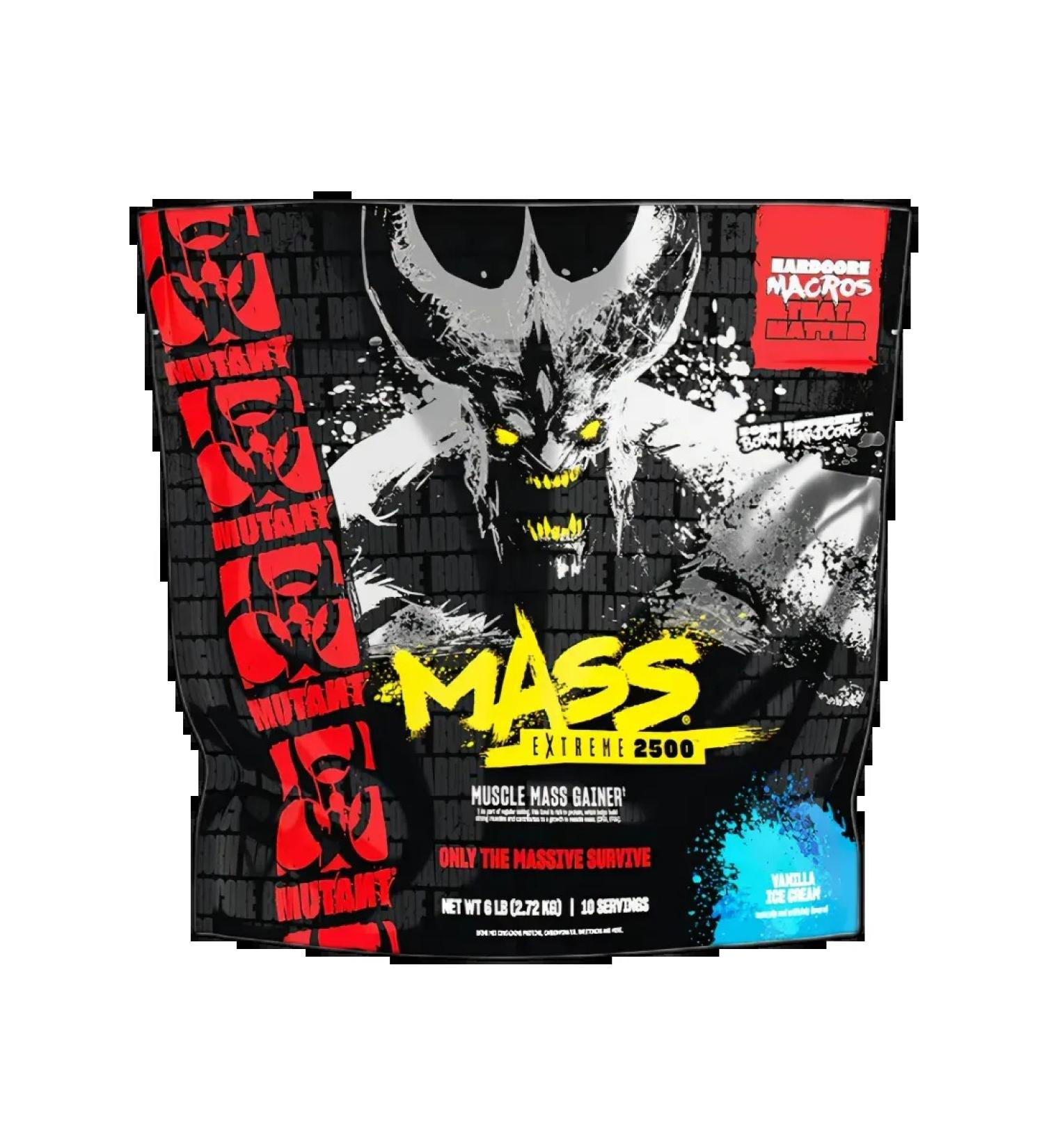 Mutant Gainer Mass XXXTREME 2500 2720 g vanilla ice cream - Buy Online on GoSupps.com