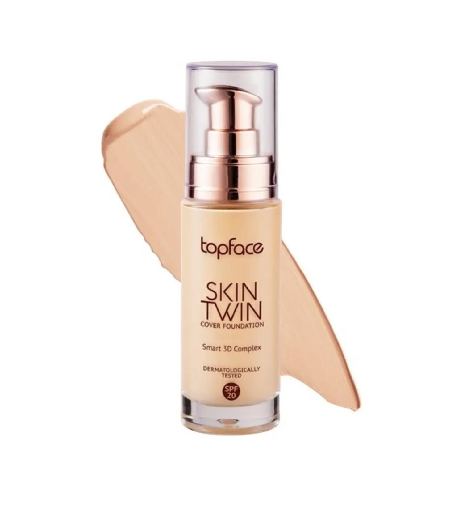 TopFace Skin Twin Cover Foundation Tonal Cream 01