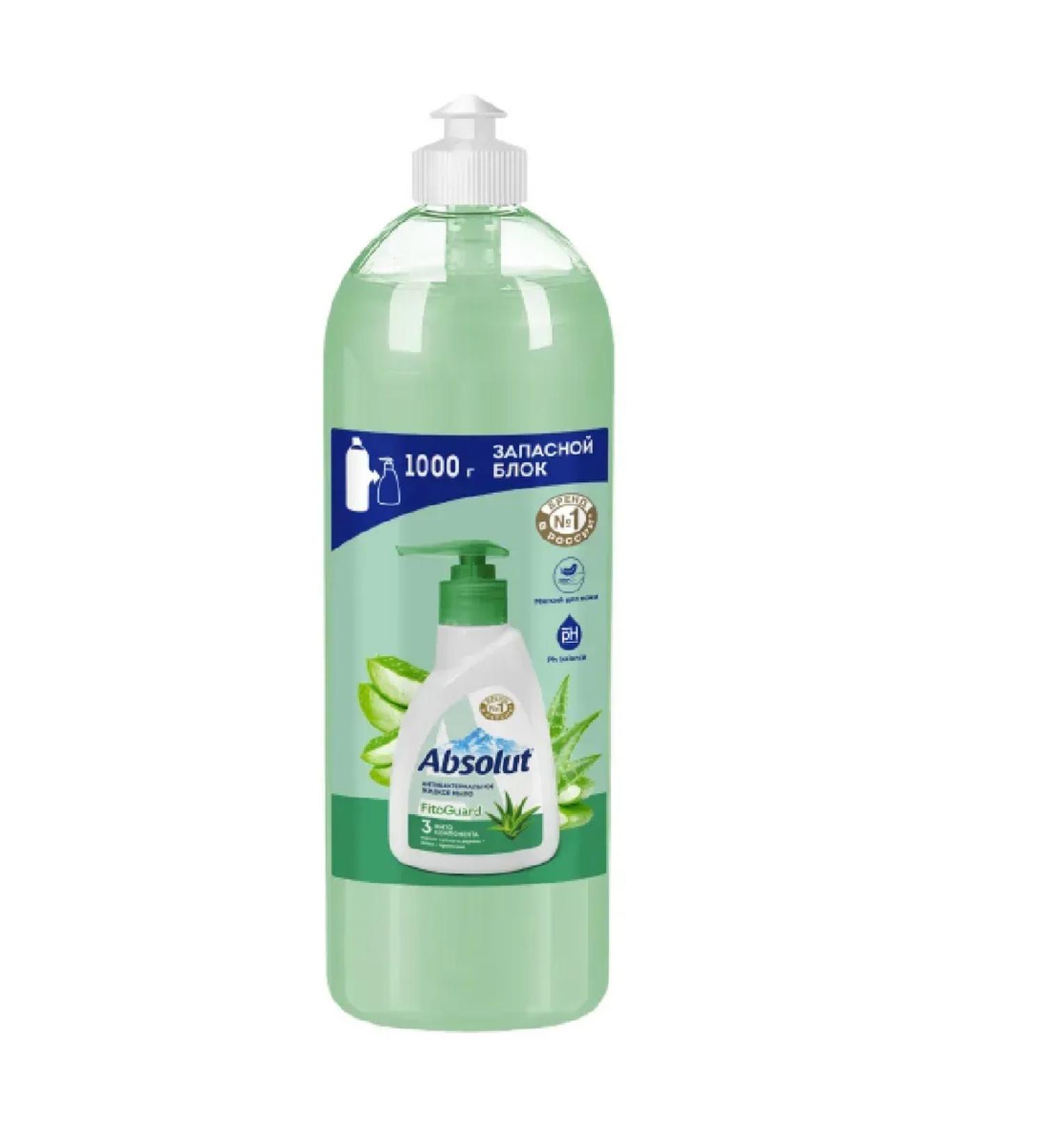 Absolut Liquid soap "Aloe" 1000 grams - Buy Online on GoSupps.com