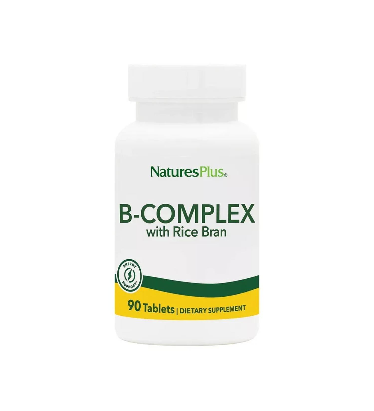 Nature's Plus Vitamin B complex with rice brans - Buy Online on GoSupps.com