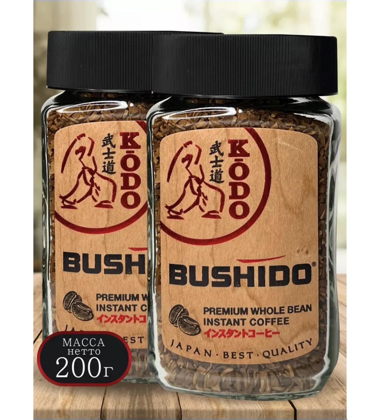 Coffee soluble Bushido code 95 g. 2 pcs