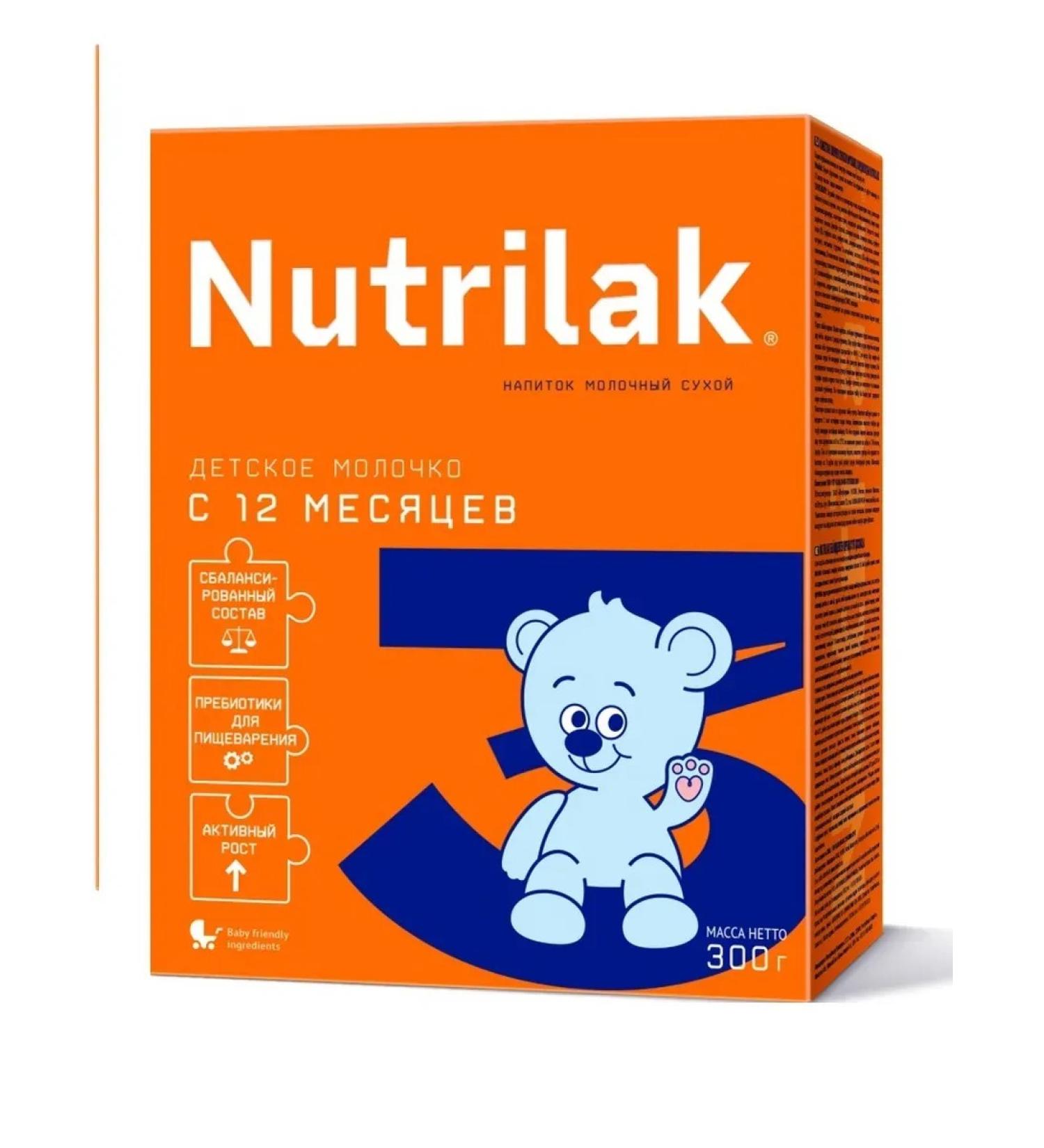 Nutrilak Milk dry dry 3 from 12 months 300 g