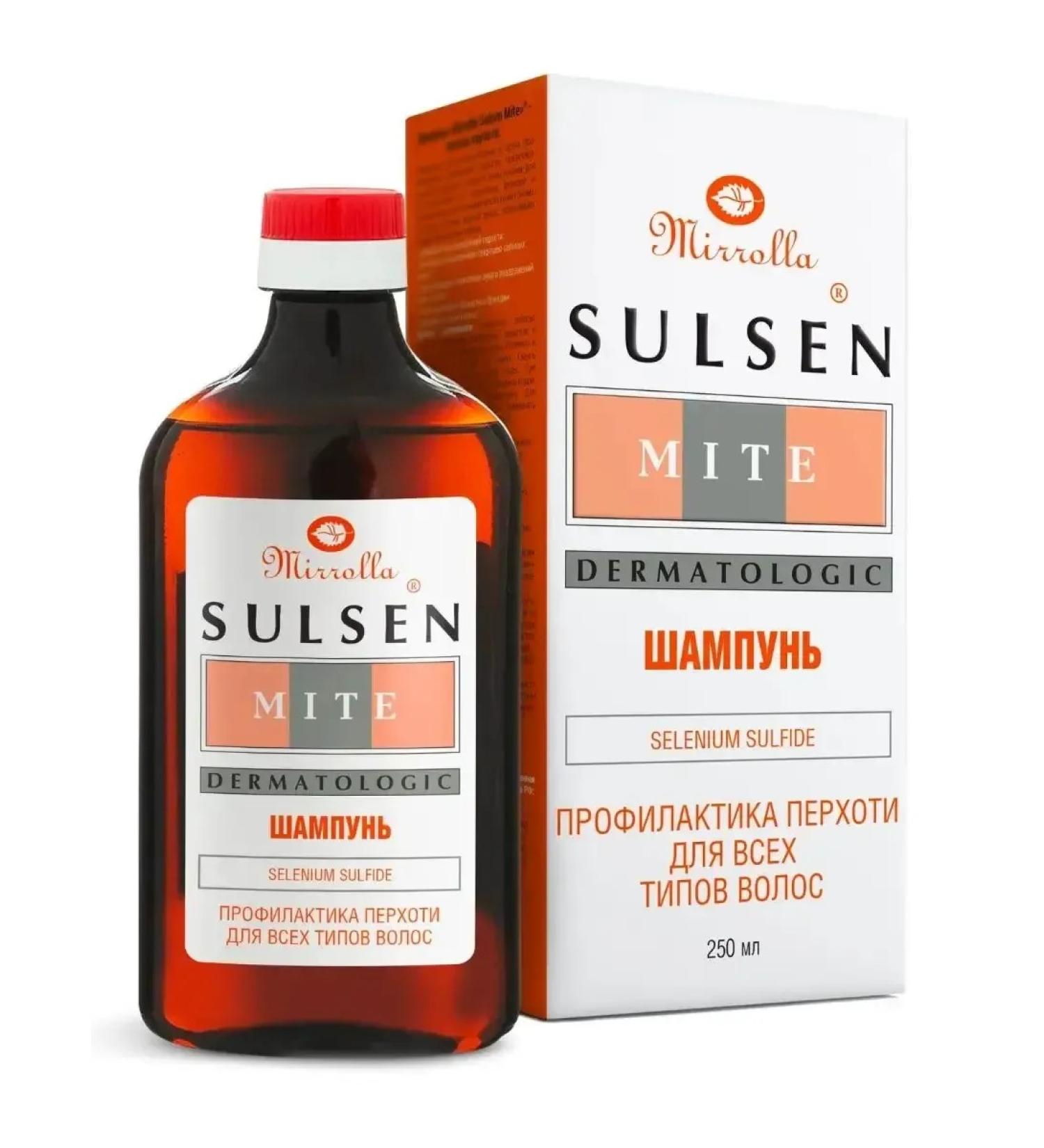 Hair shampoo from dandruff Women's and male Sulsen 250 ml