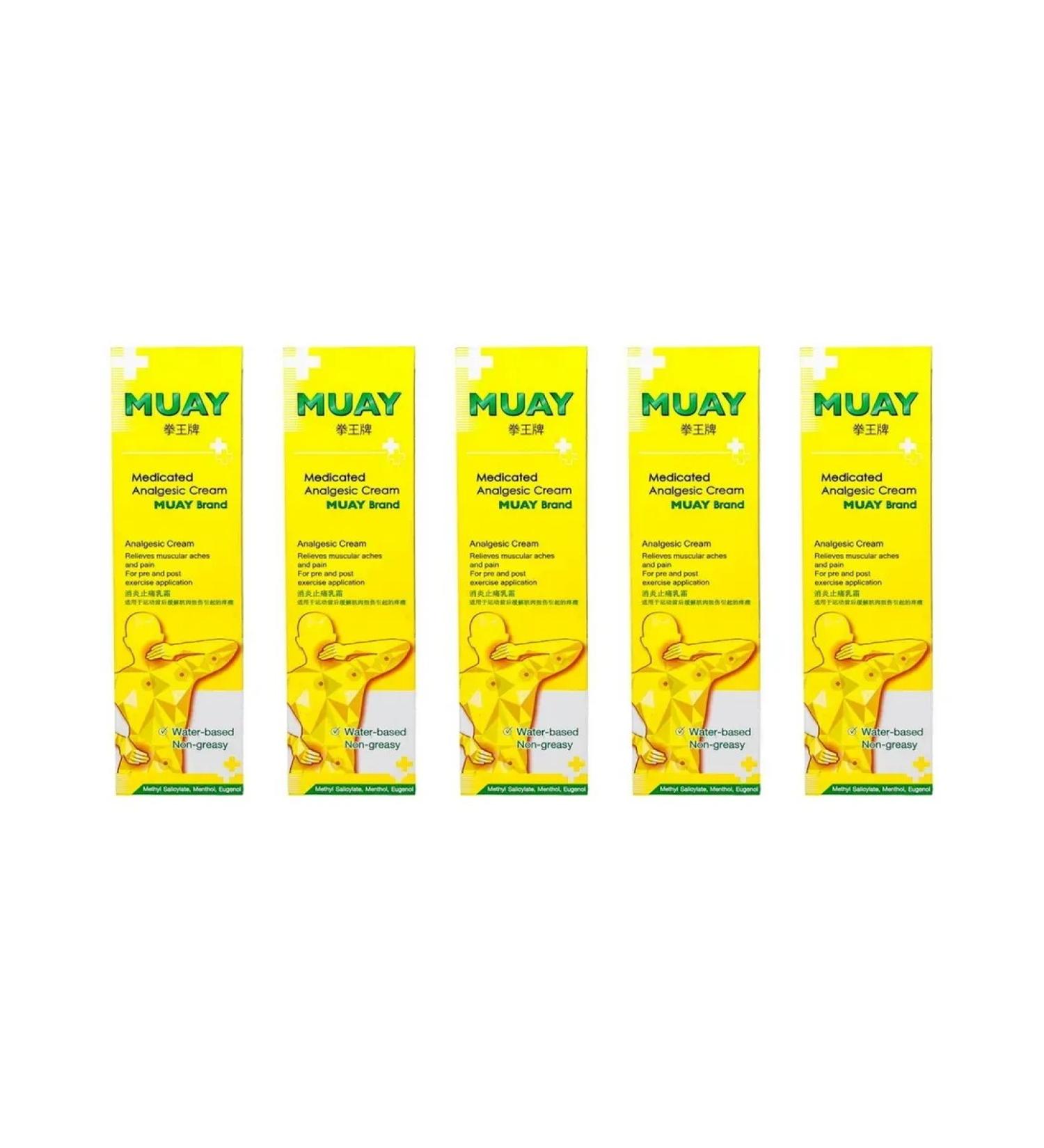 Muay Grounding ointment Namman Anaalgesic Cream 5 pcs 100 g - Buy Online on GoSupps.com