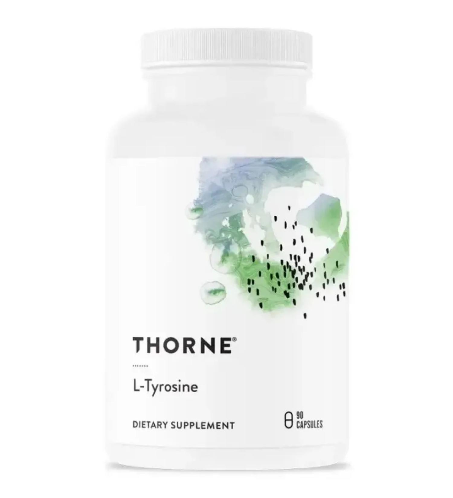 Thorne Research Tyrosine 500 mg l-tyrosine 90 capsules - Buy Online on GoSupps.com