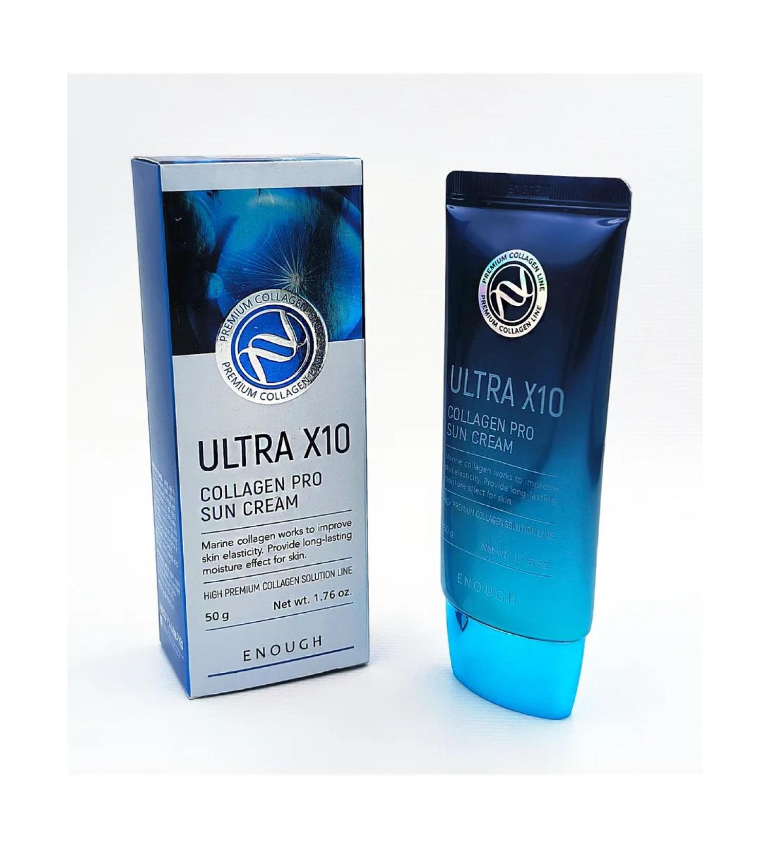 ENOUGH Original. Crem for the face sunscreen with sea collagen - Buy Online on GoSupps.com