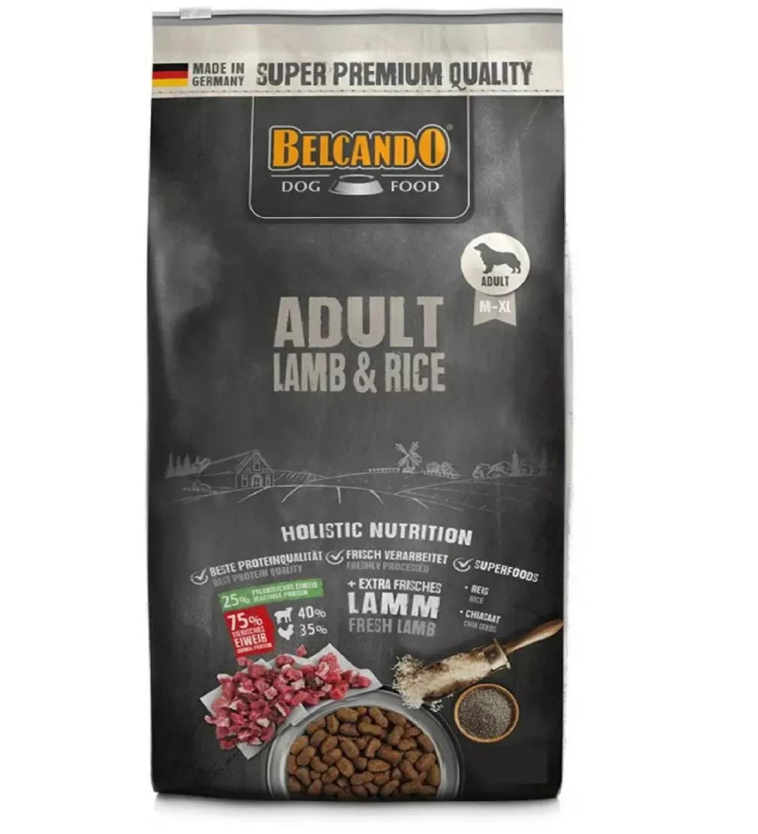 Belcando Dry food for dogs Adult with lamb 4 kg - Buy Online on GoSupps.com
