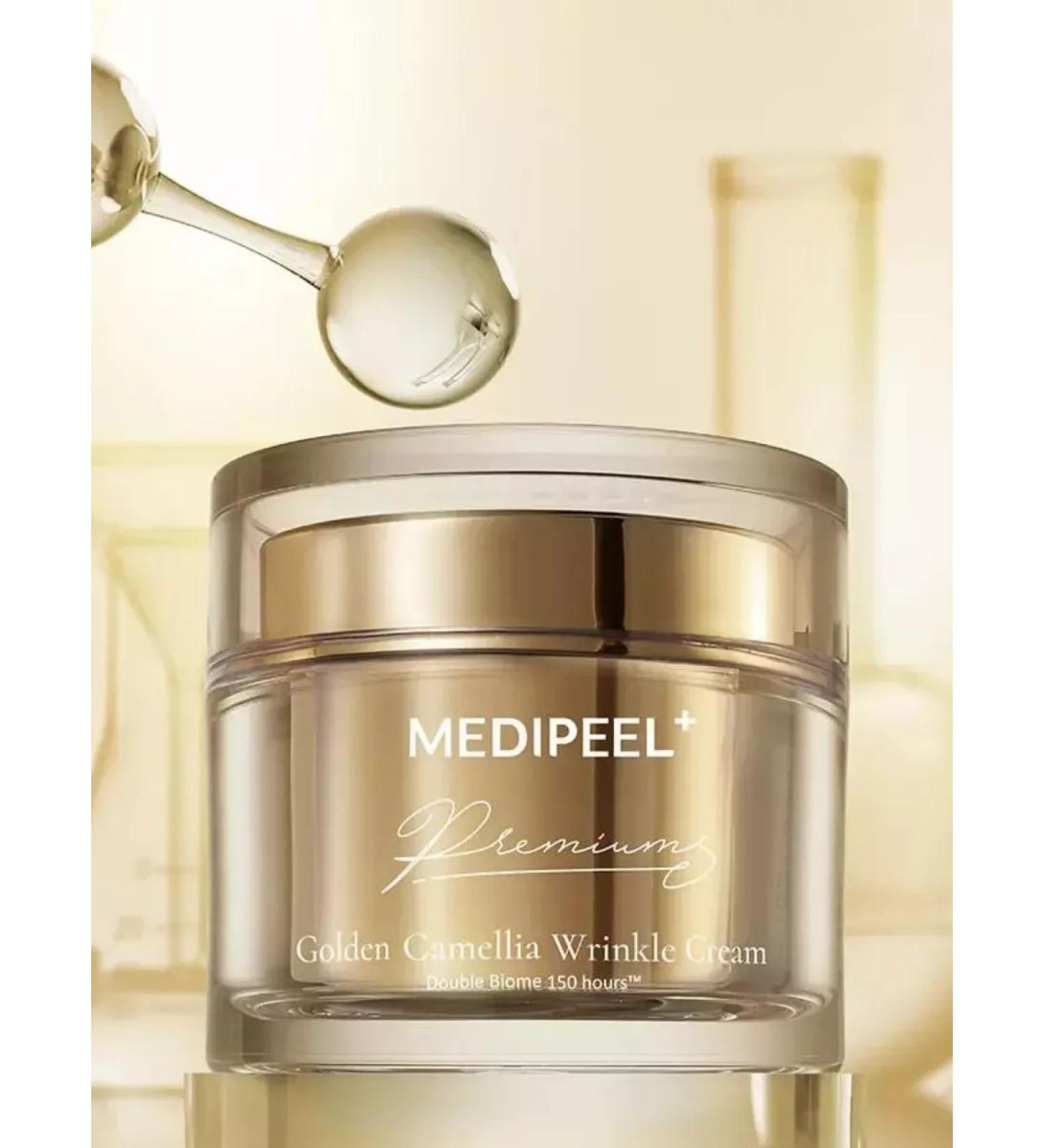 MEDI PEEL ORIGINAL KOREAN Golden Camelia premium face cream from wrinkles 50 g - Buy Online on GoSupps.com