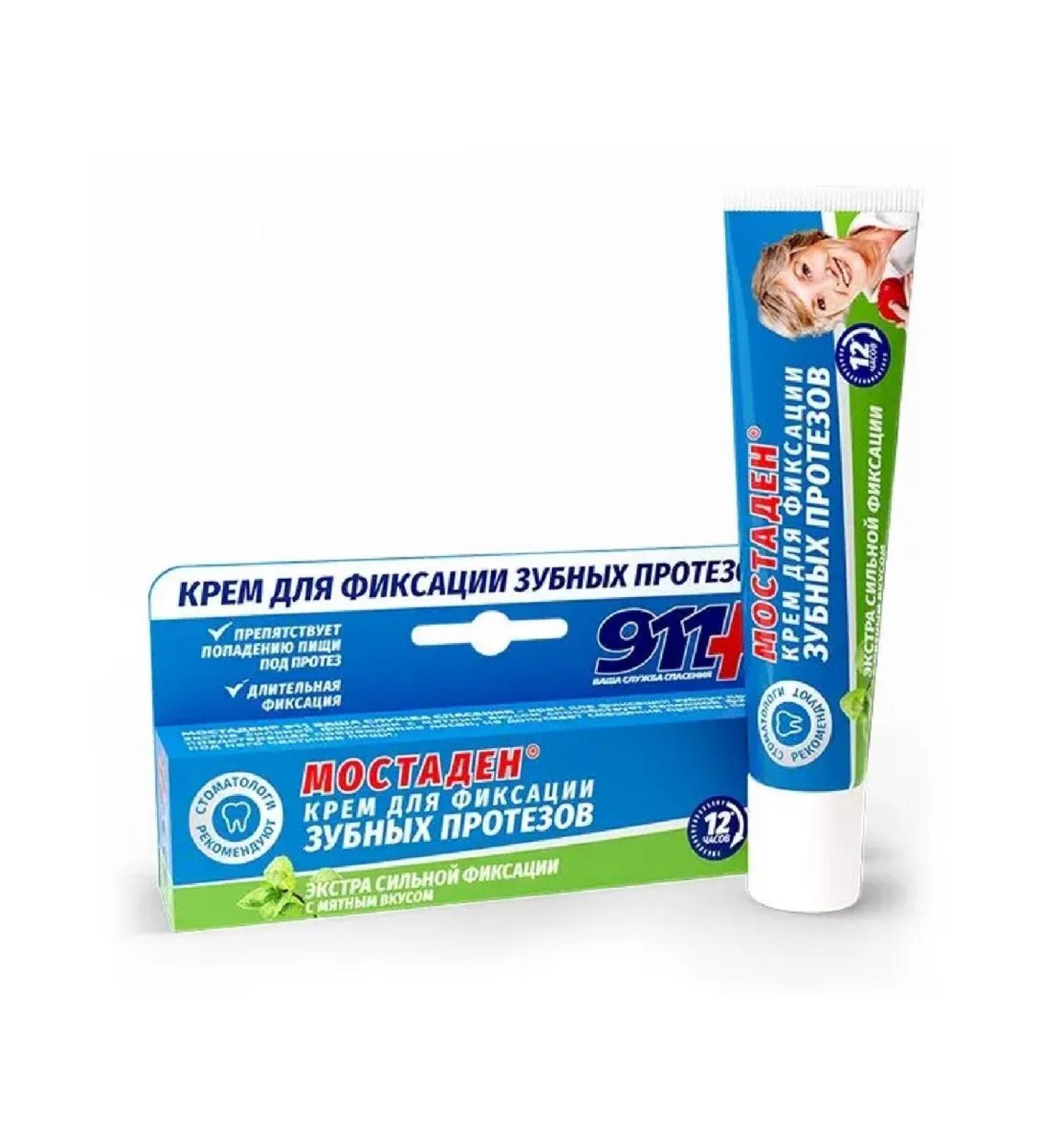 Twins Tech Cream for fixing dentures Mostaden 40 ml 911