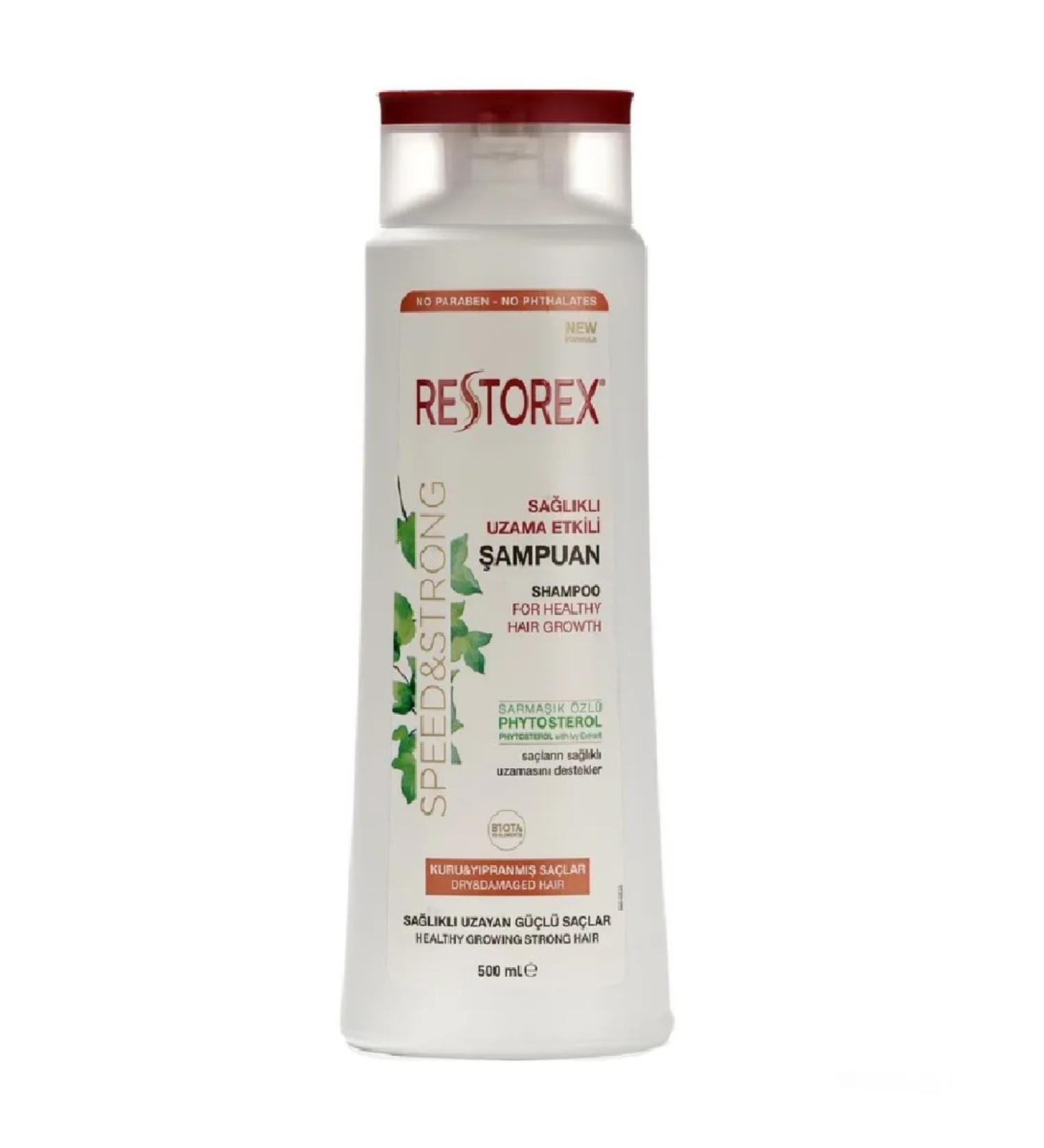 Restorex Shampoo for damaged hair with phytosterol 500 ml - Buy Online on GoSupps.com