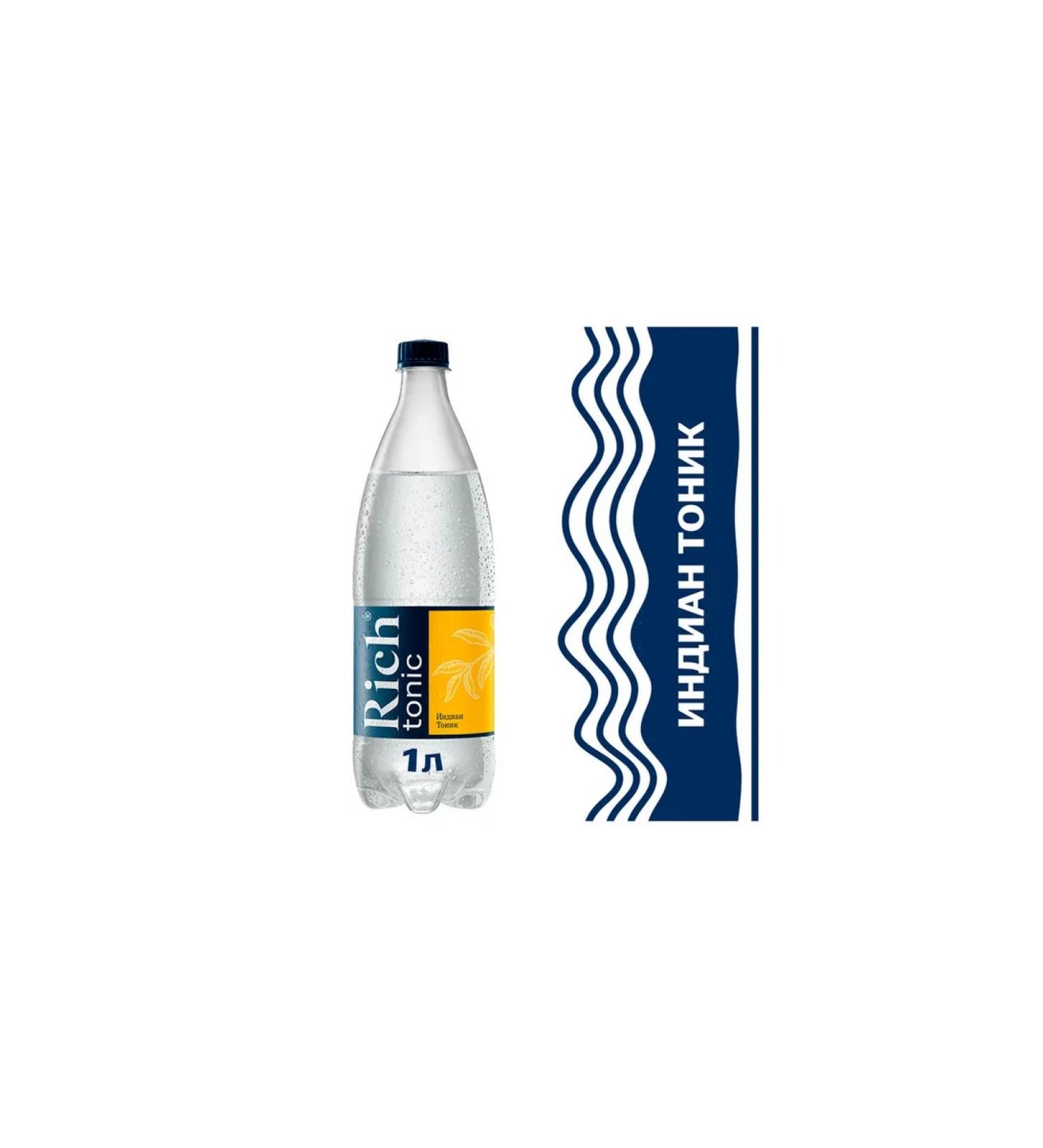 VkusVill Drink gas rich tonic Indian 1 l - Buy Online on GoSupps.com