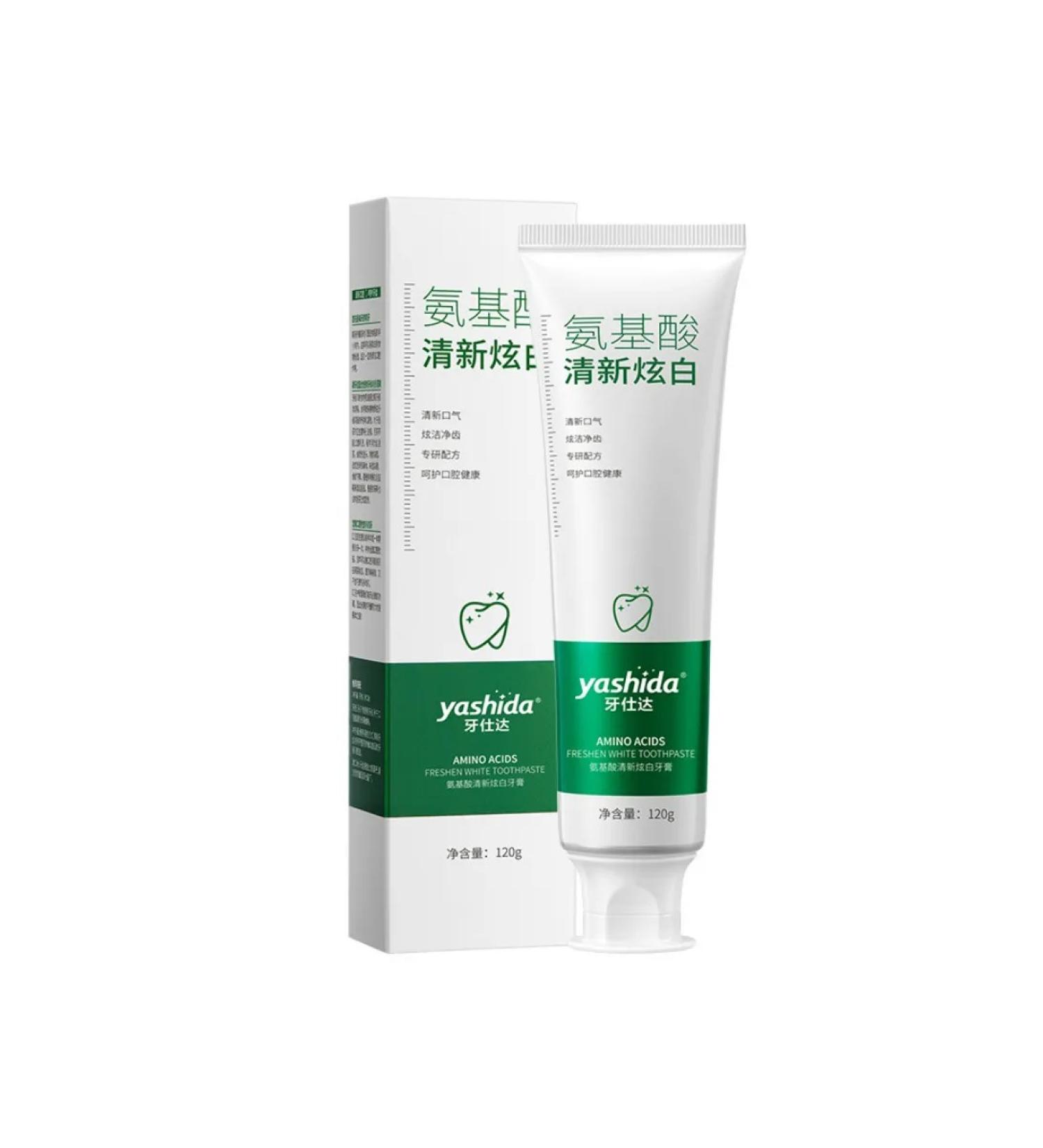YASHIDA Yashid toothpaste refreshing with amino acids 120 g - Buy Online on GoSupps.com