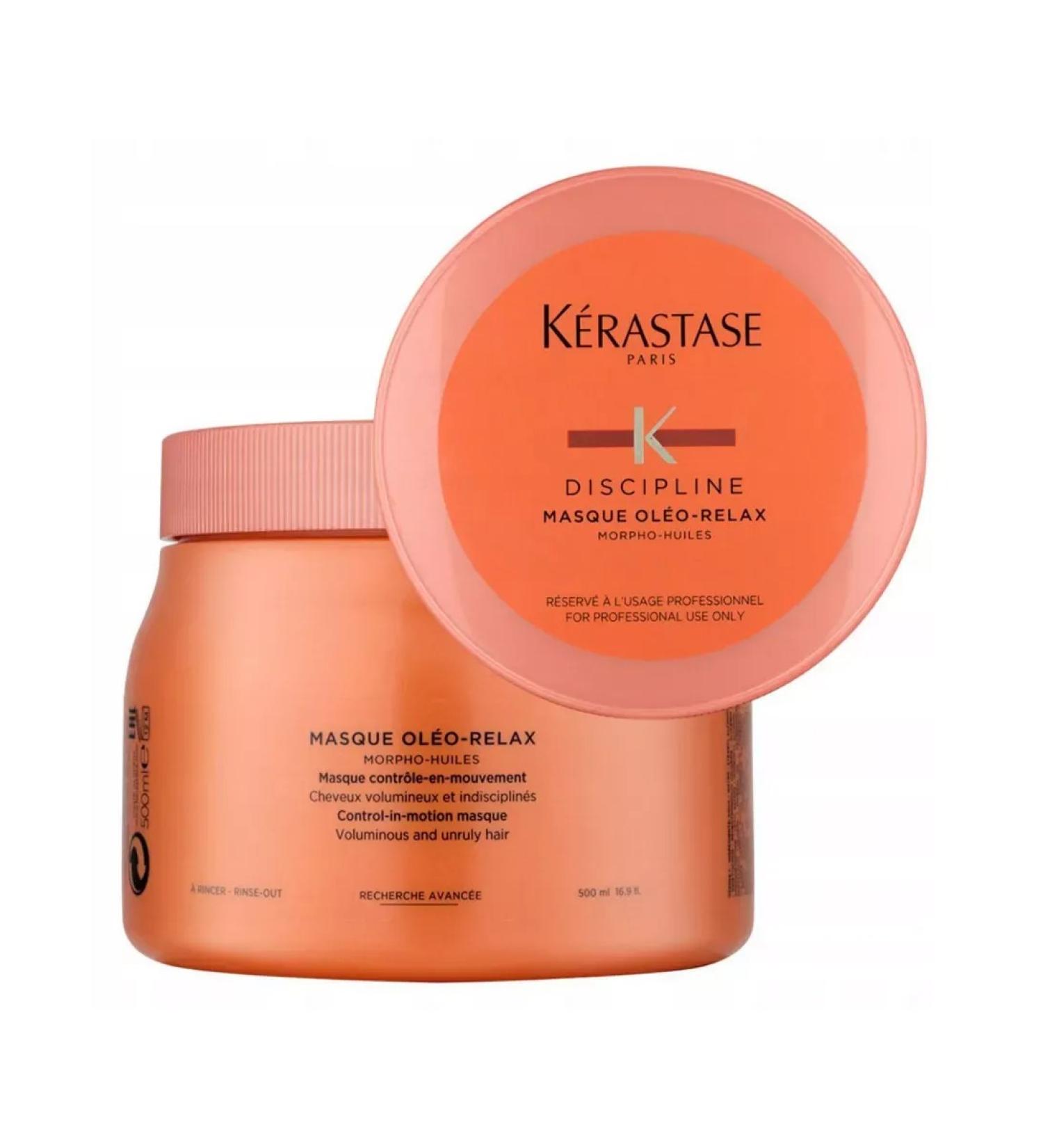Kerastase Discipline Oleo-Relax Mask Hair thermal Protection 500ml - Buy Online on GoSupps.com