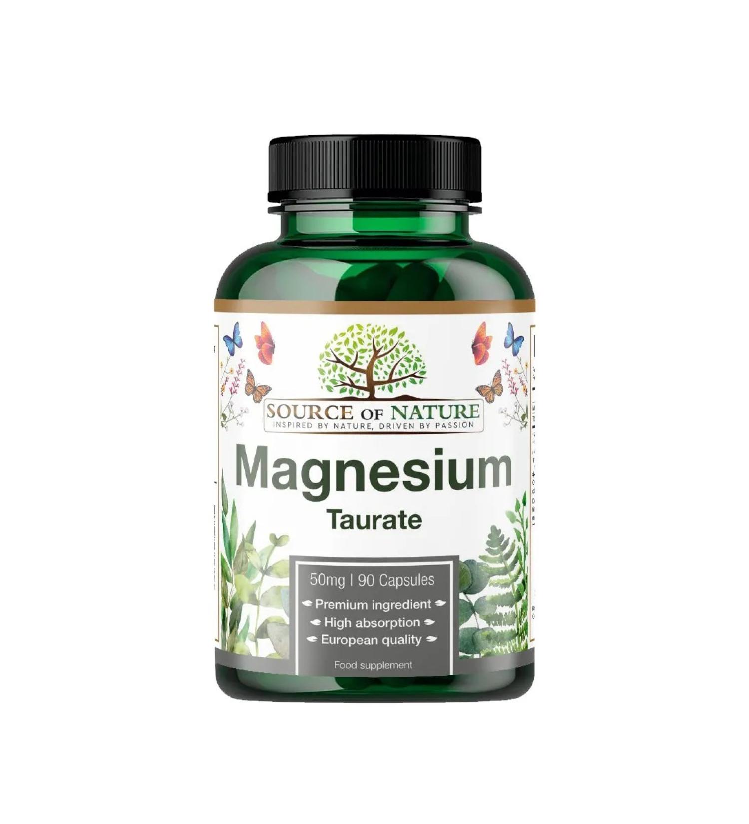 Source of Nature Magnesium taurat 1875 mg 90 caps