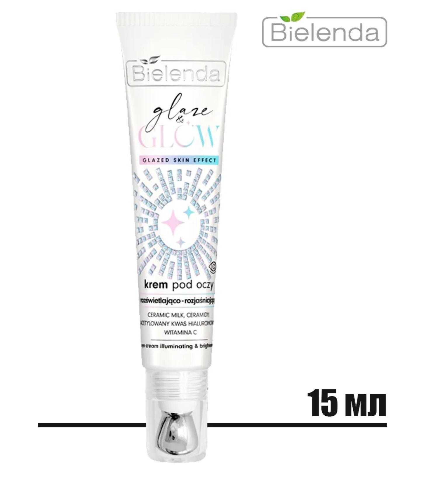 Bielenda Glazed Illuminating skin cream around the eyes and moisturizes - Buy Online on GoSupps.com