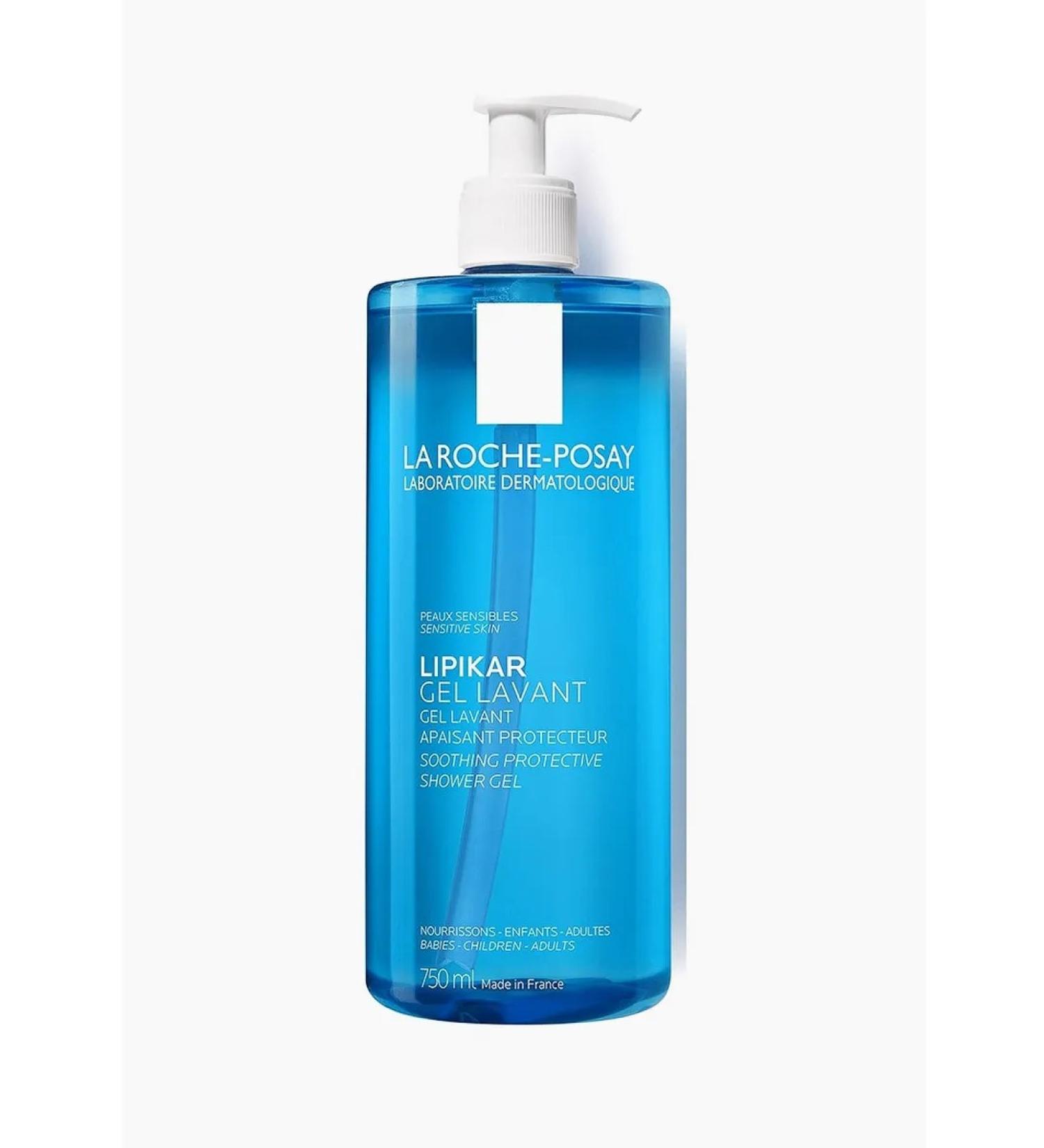LA Roche-Posay Lipikar shower gel Women Men's Moisturizing 750ml - Buy Online on GoSupps.com