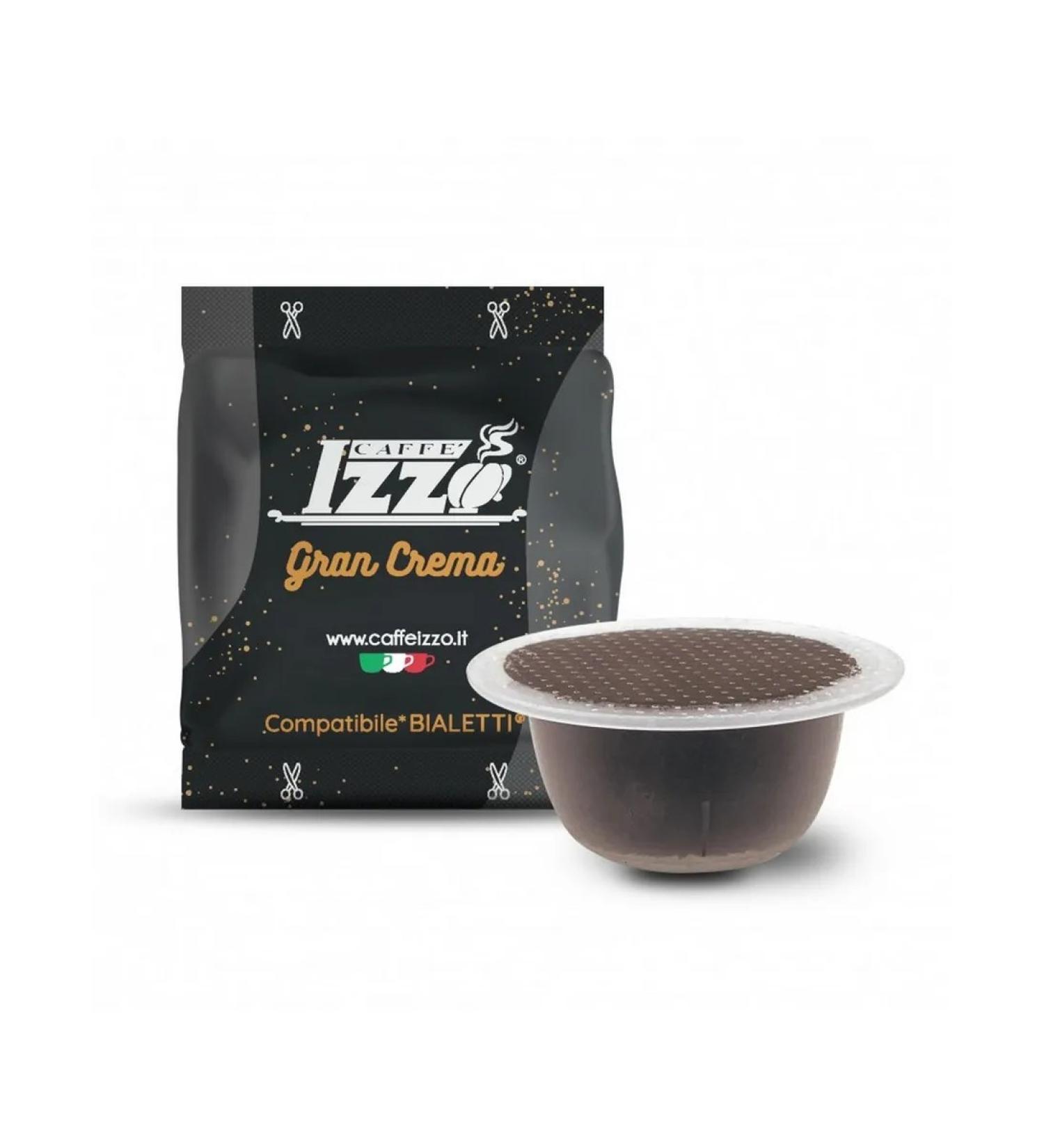 Caffe Izzo Coffee in the capsules of Gran Crema 50pcs. Bialetti standard