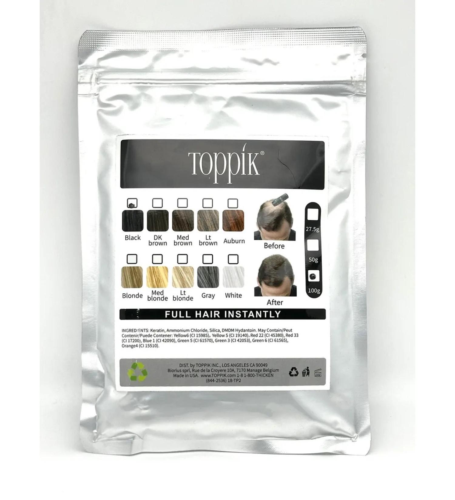 Toppik Thickener for hair and beard 100g - Buy Online on GoSupps.com