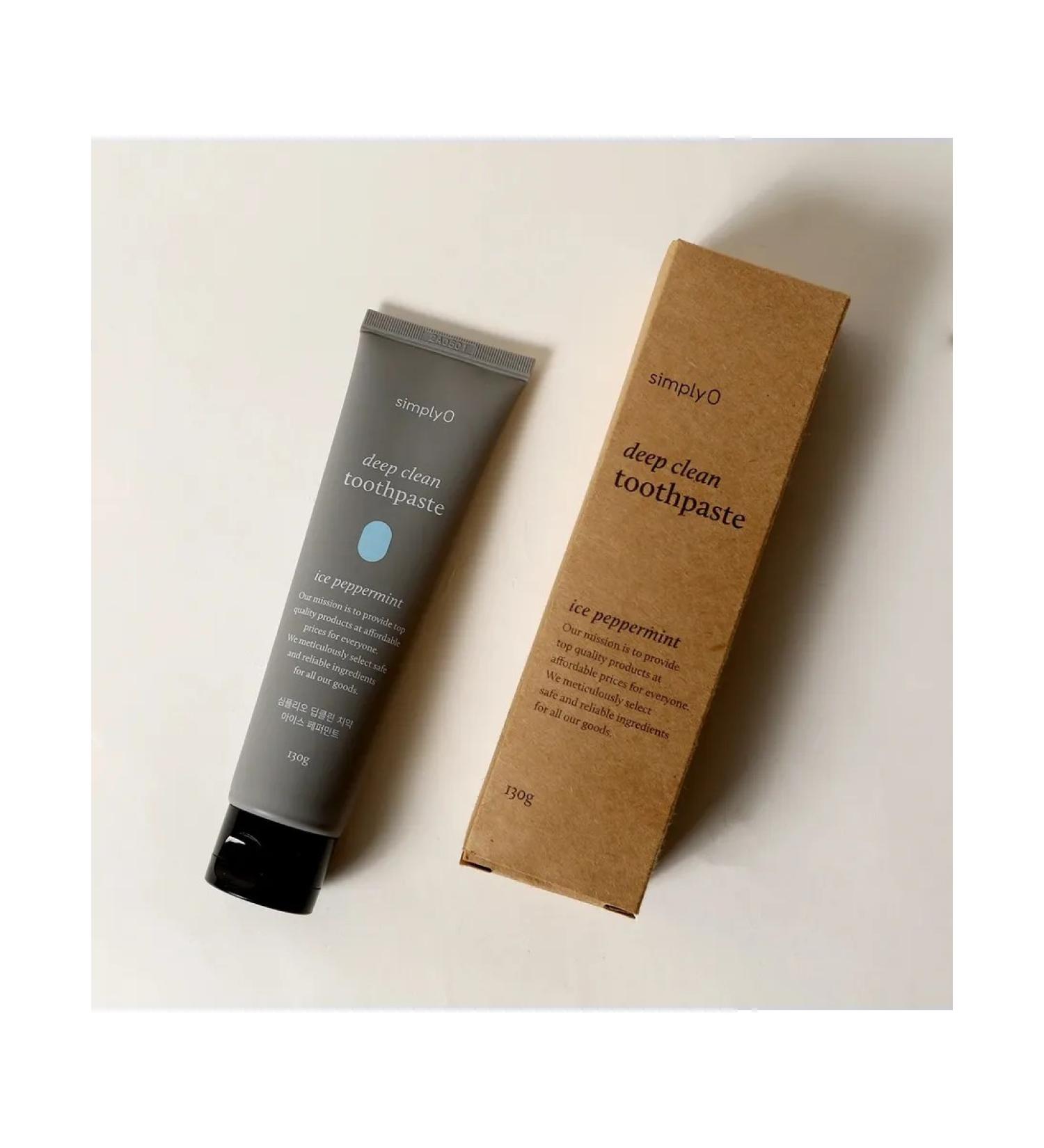 simplyO Mint premium toothpaste Deep Clean Toothpaste