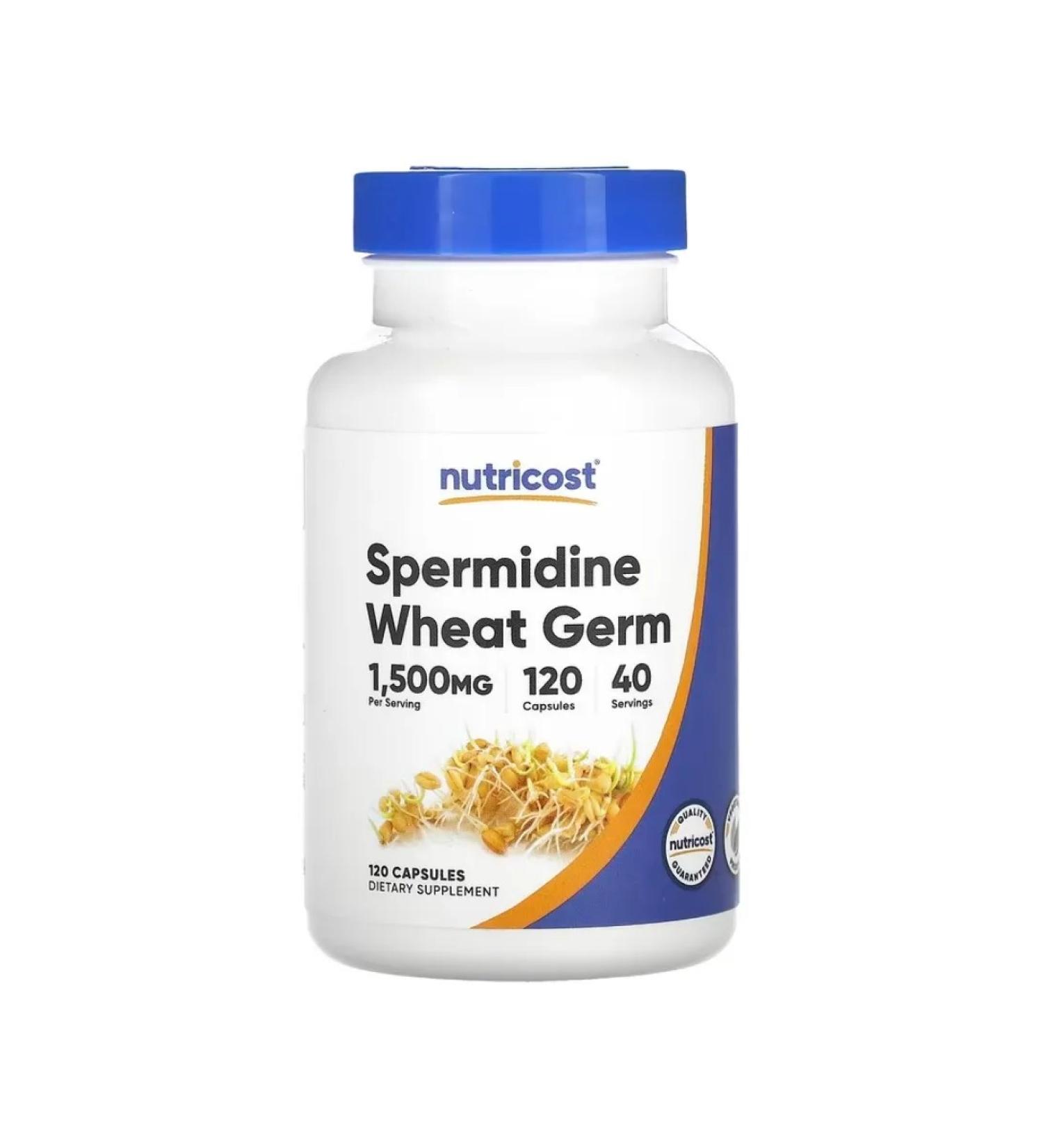 Nutricost Permidine from wheat germ 500 mg 120 capsules