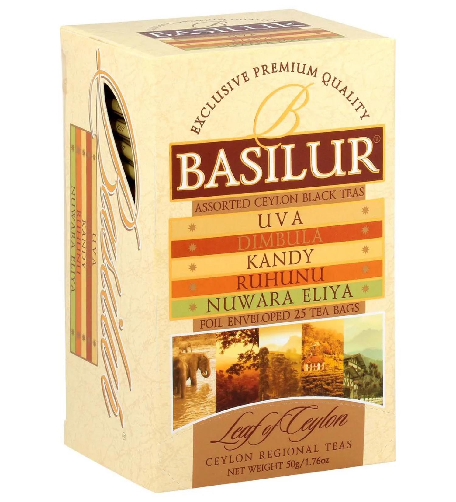 Basilur Tea in bags Black Assorted 25 Sasha - Buy Online on GoSupps.com