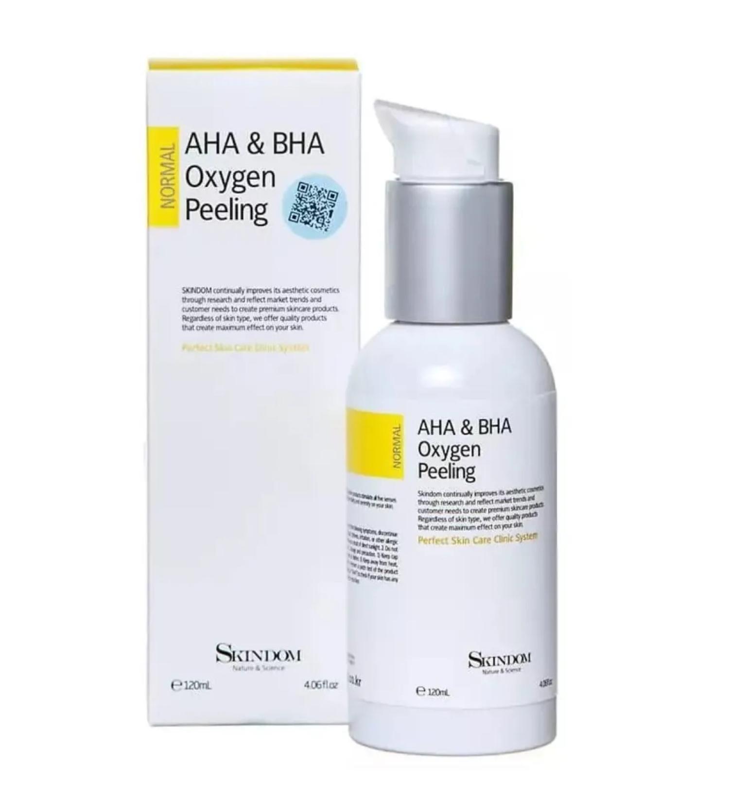 SKINDOM Oxygen foam with AHA and BHA acids - Buy Online on GoSupps.com