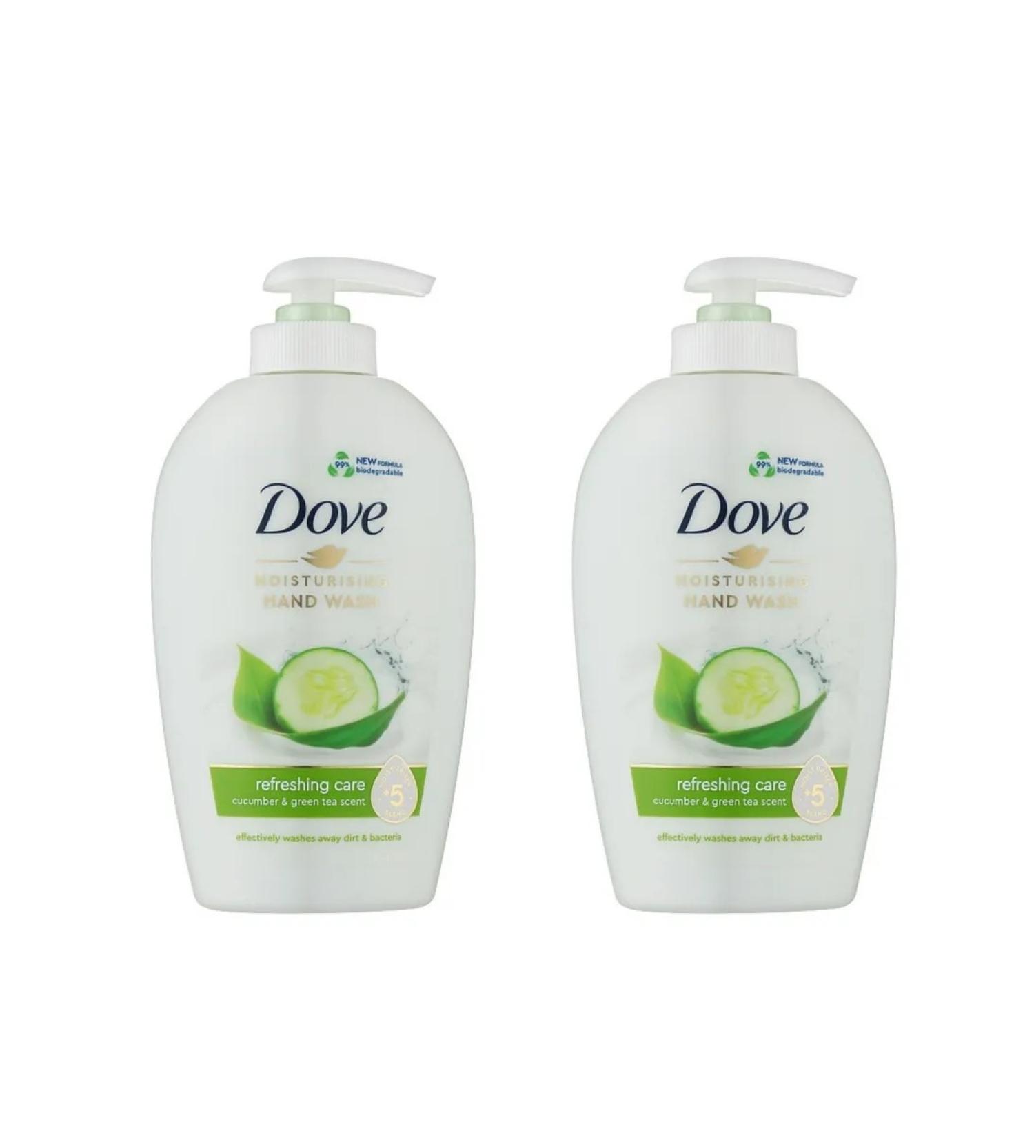 Dove Cream-gel shower refreshing cucumber 250 ml 2 pcs - Buy Online on GoSupps.com